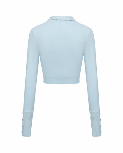 Nana Jacqueline Jenna Cardigan: Blue Cardigan for Brunch Blue