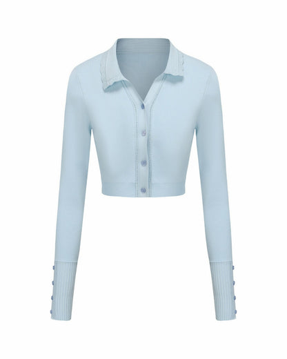 Nana Jacqueline Jenna Cardigan: Blue Cardigan for Brunch Blue