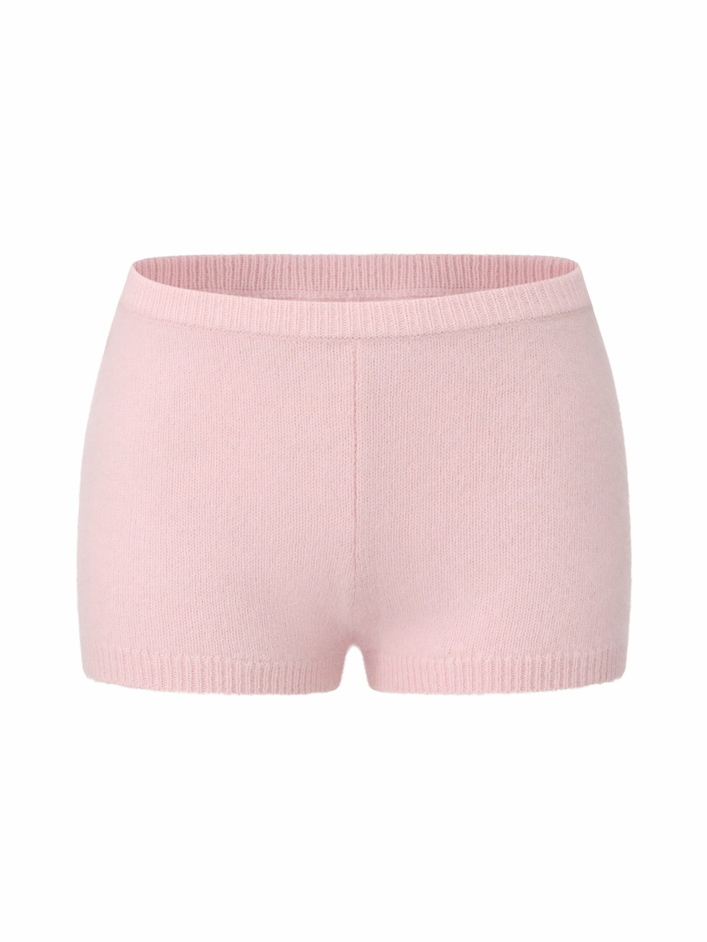 Nana Jacqueline Brigitte Brushed Knit Blush Pink Lounge Shorts Pink