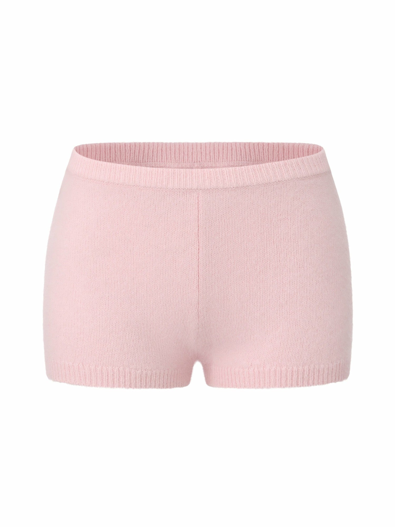 Nana Jacqueline Brigitte Brushed Knit Blush Pink Lounge Shorts Pink