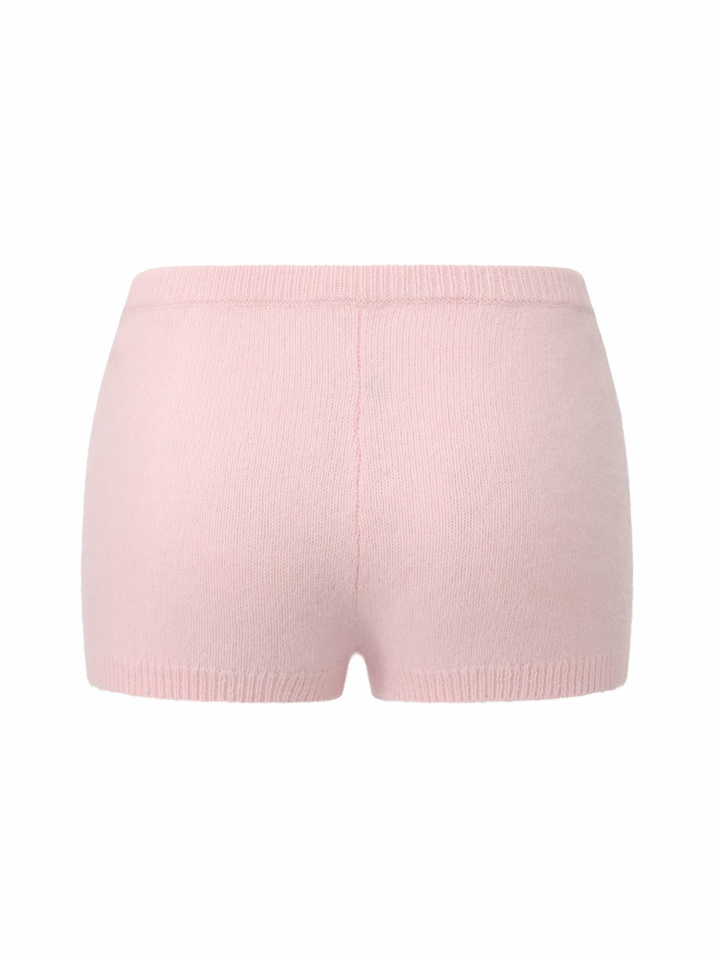 Nana Jacqueline Brigitte Brushed Knit Blush Pink Lounge Shorts Pink