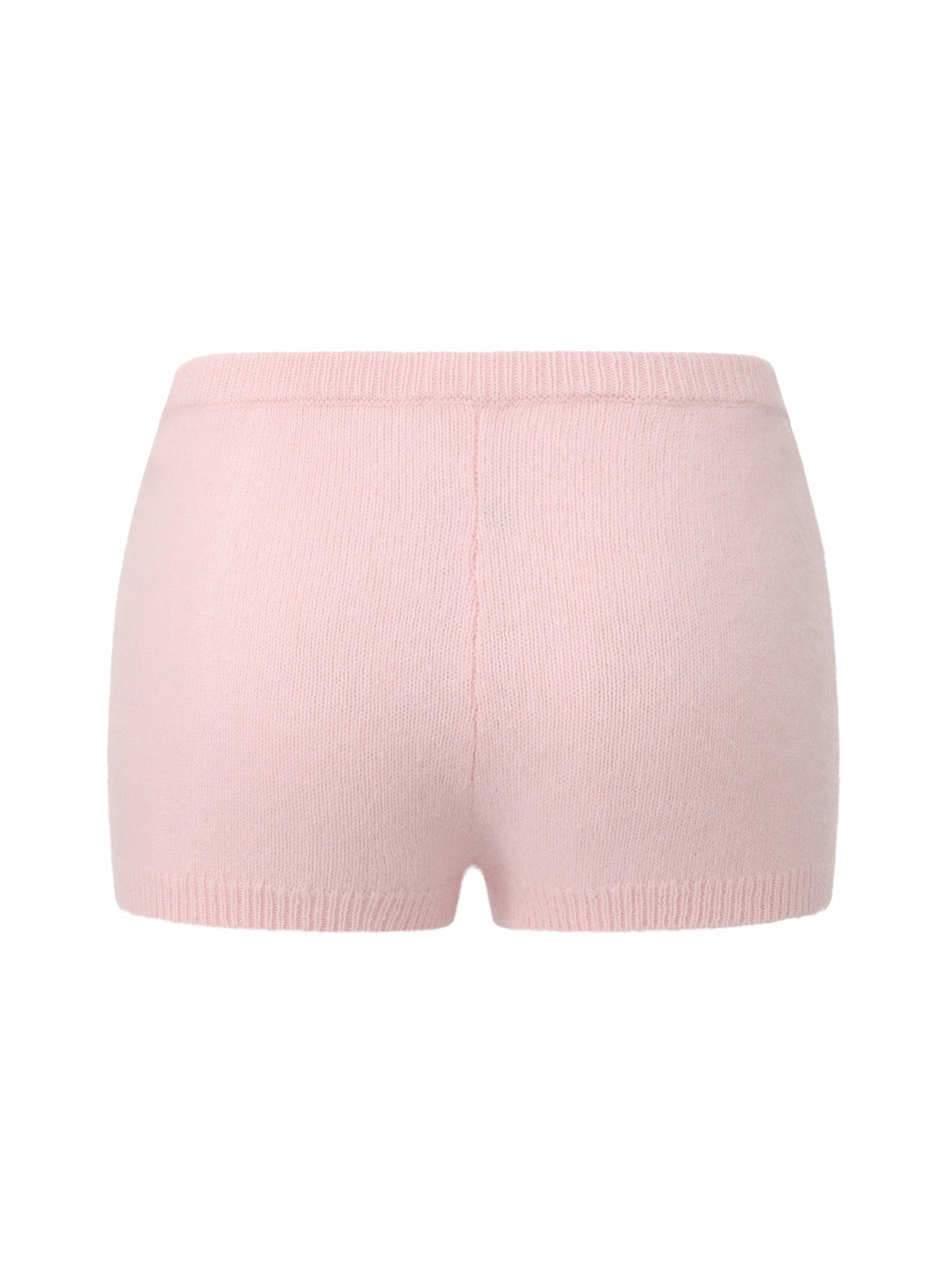 Nana Jacqueline Brigitte Brushed Knit Blush Pink Lounge Shorts Pink