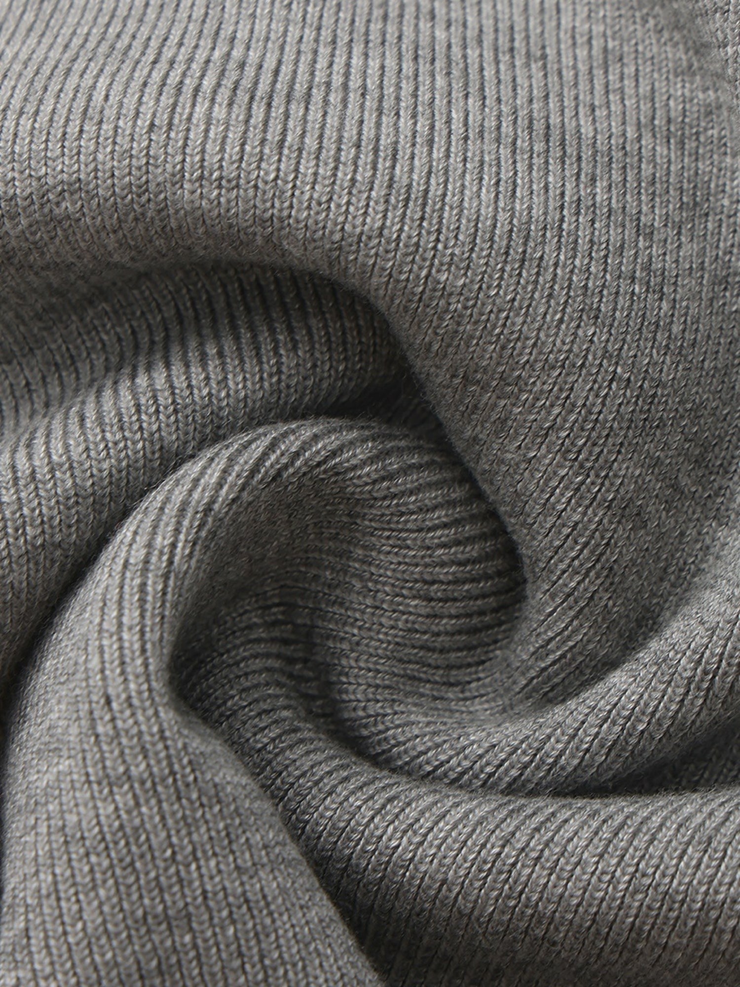 Nana Jacqueline Grey Contrast-Trim Fitted Knit Vest Grey