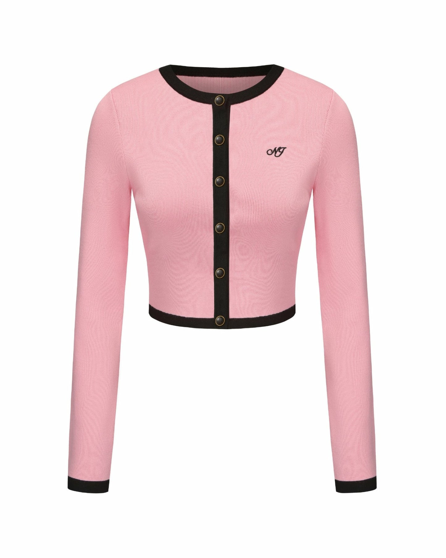Nana Jacqueline Eliza Knit Cardigan: Pink Cardigan for Country Club Brunch Pink
