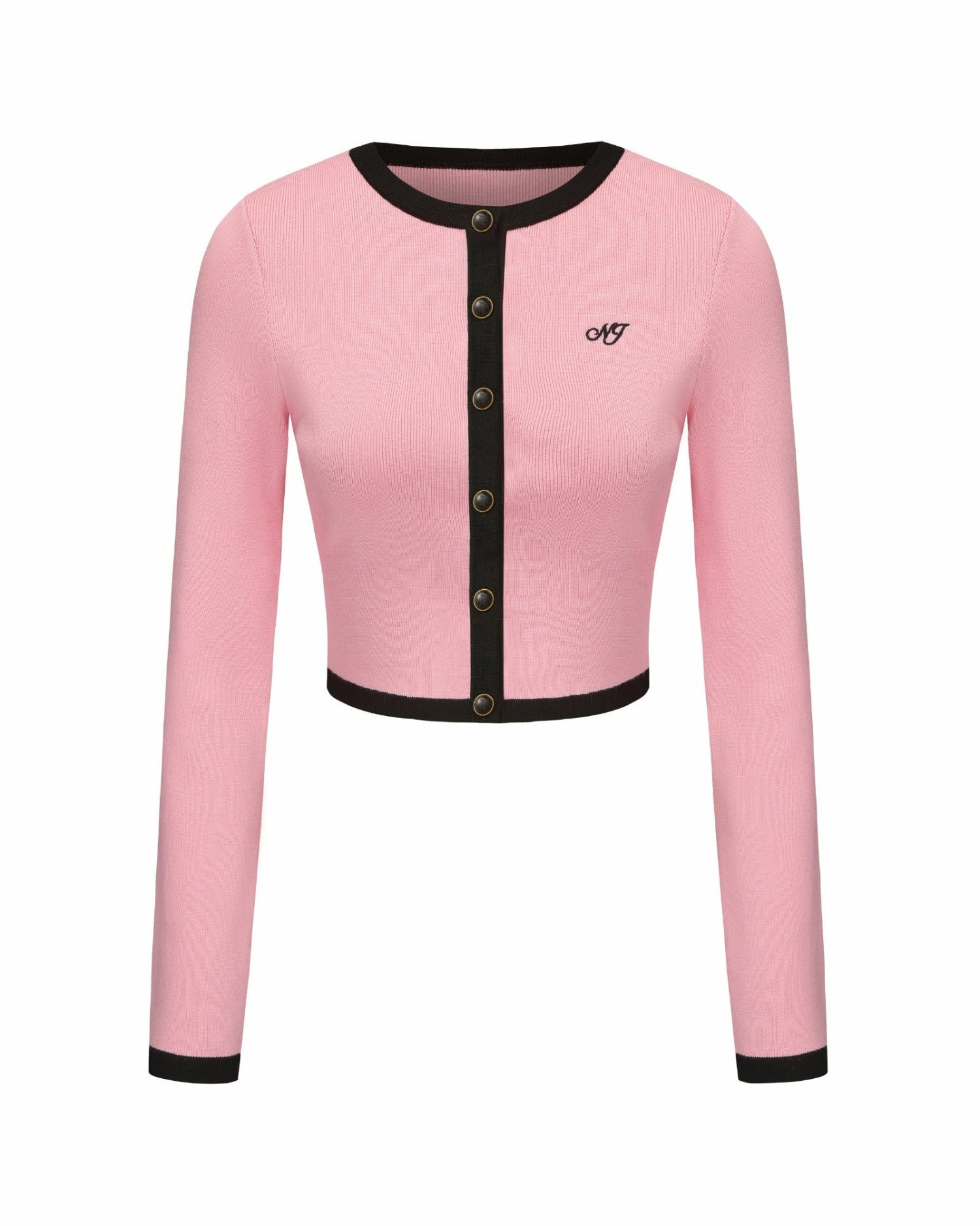 Nana Jacqueline Eliza Knit Cardigan: Pink Cardigan for Country Club Brunch Pink
