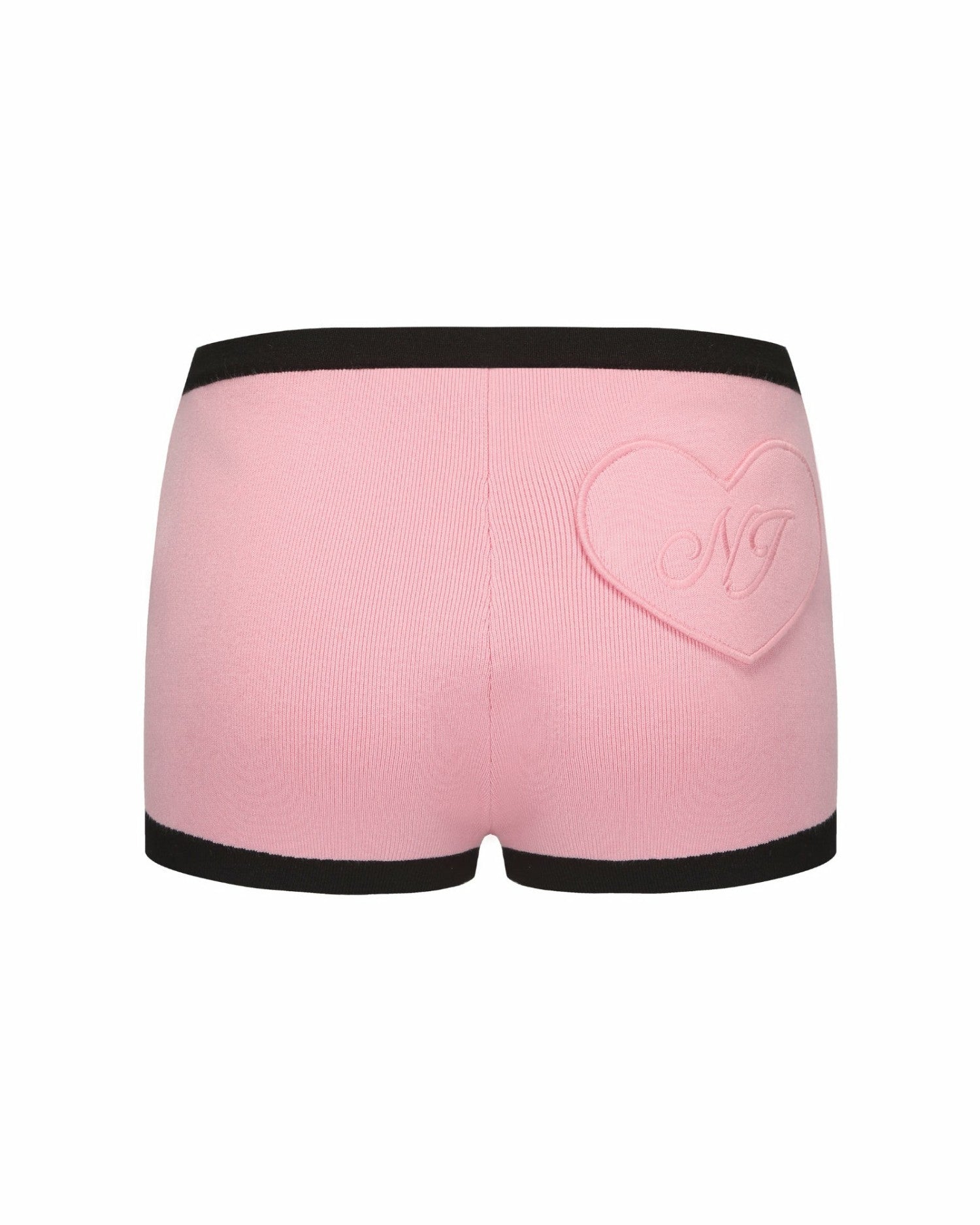 Nana Jacqueline Eliza Knit Shorts: Pink Knit Shorts for Resort Vacation Pink