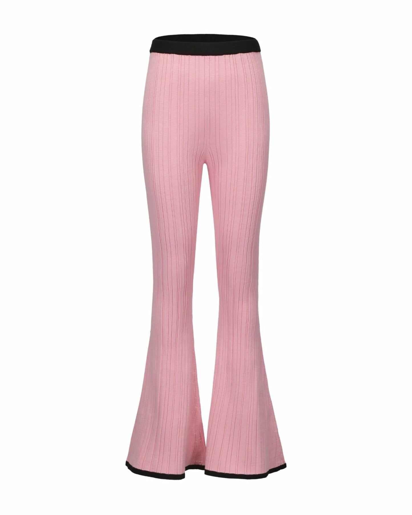 Nana Jacqueline Eliza Pants: Pink Knit Pants for Resort Brunch Pink