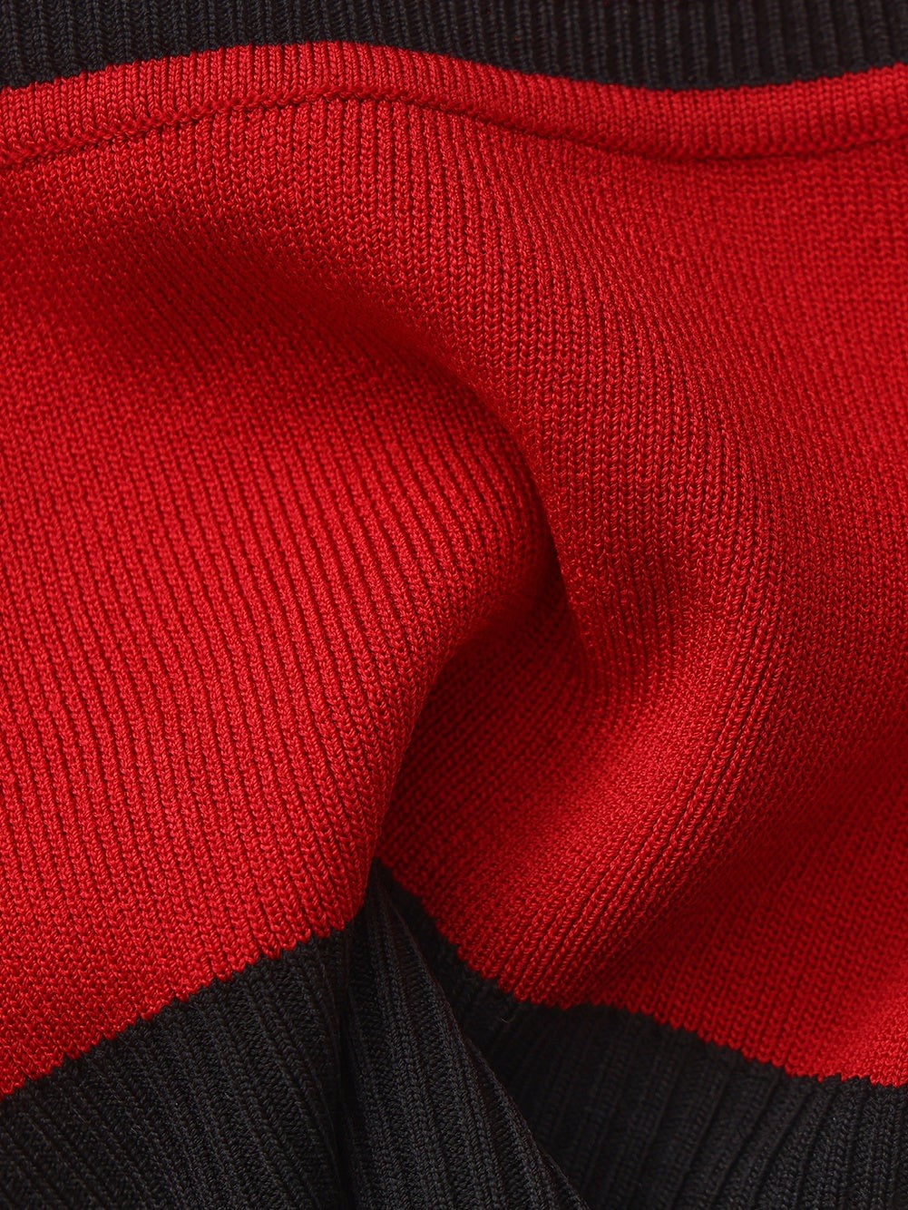 Nana Jacqueline Red Contrast Halter Knit Top Red