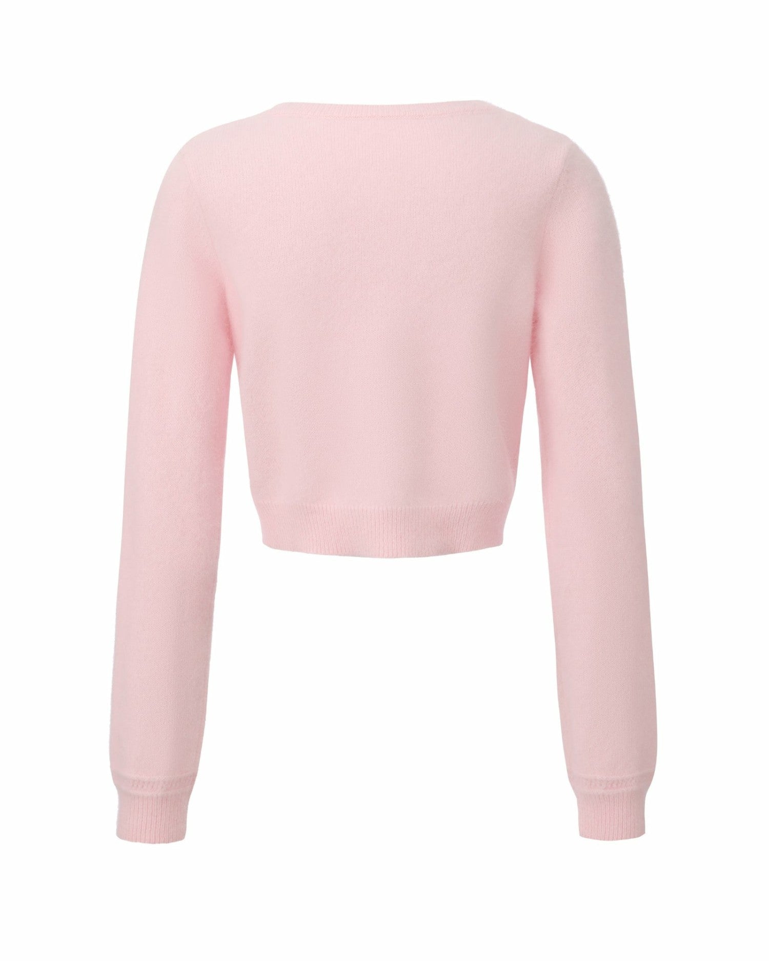 Nana Jacqueline Mirabelle Knitted Cardigan: Pink Cardigan for Brunch Pink