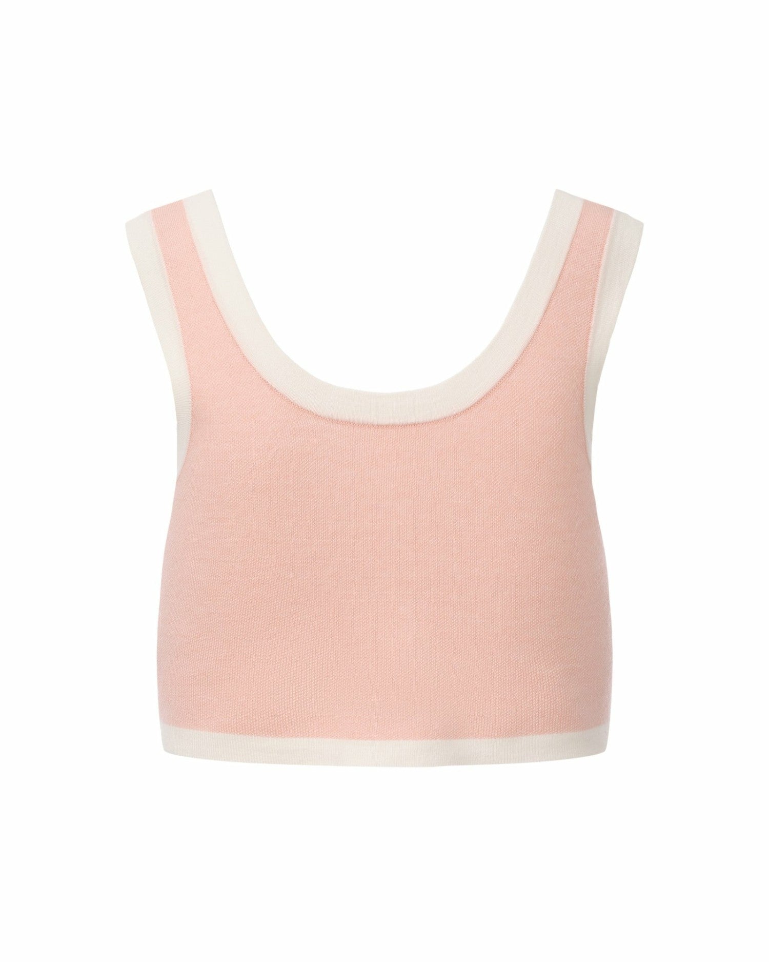 Nana Jacqueline Lisette Contrast-Trim Pink Knit Three-Piece Set: Pink Knit Set for Country Club Brunch Pink