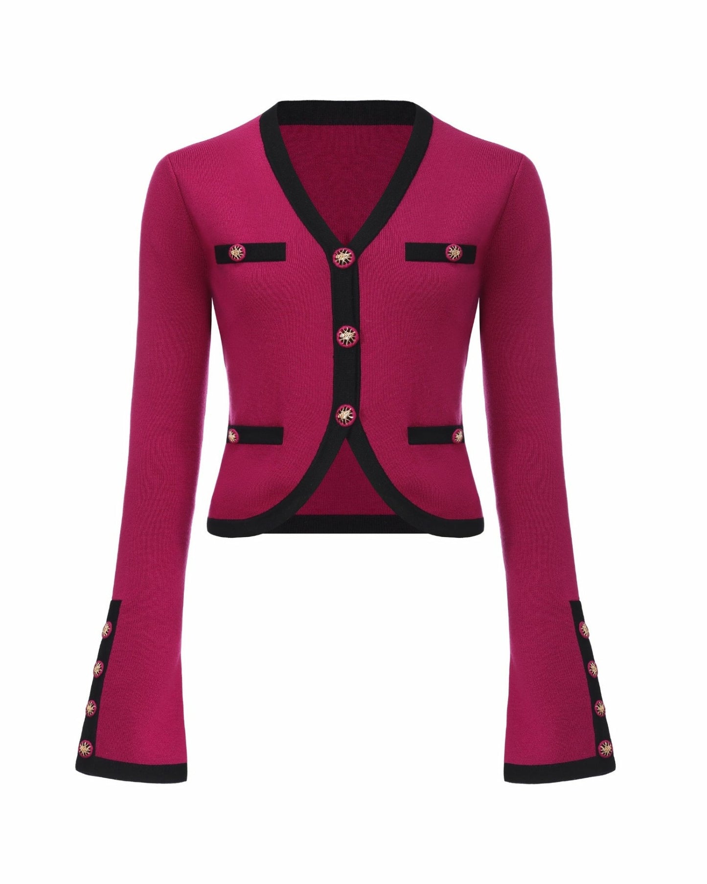 Nana Jacqueline Lisette Knit Set: Magenta Knit Set for Country Club Brunch Magenta