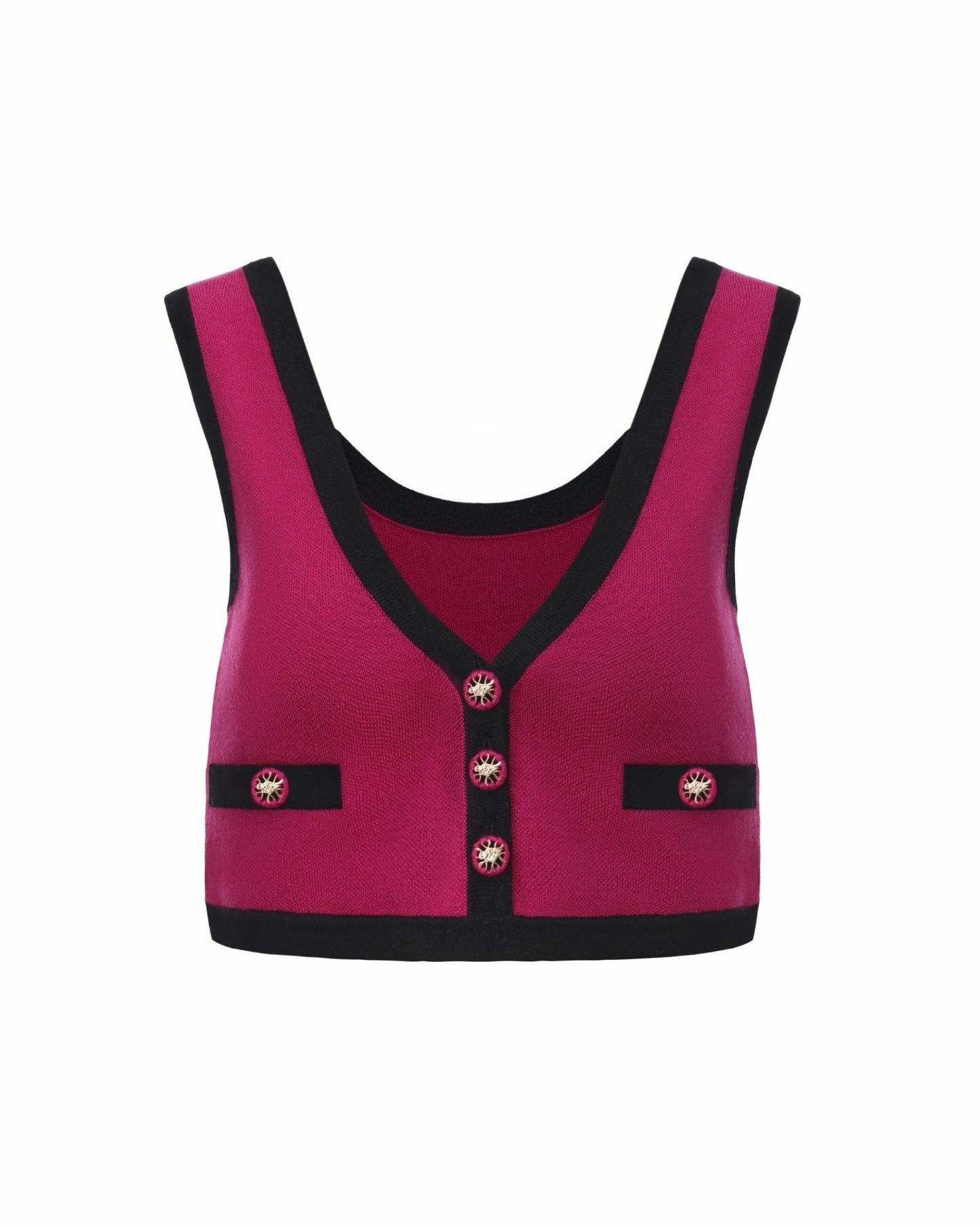 Nana Jacqueline Lisette Knit Set: Magenta Knit Set for Country Club Brunch Magenta