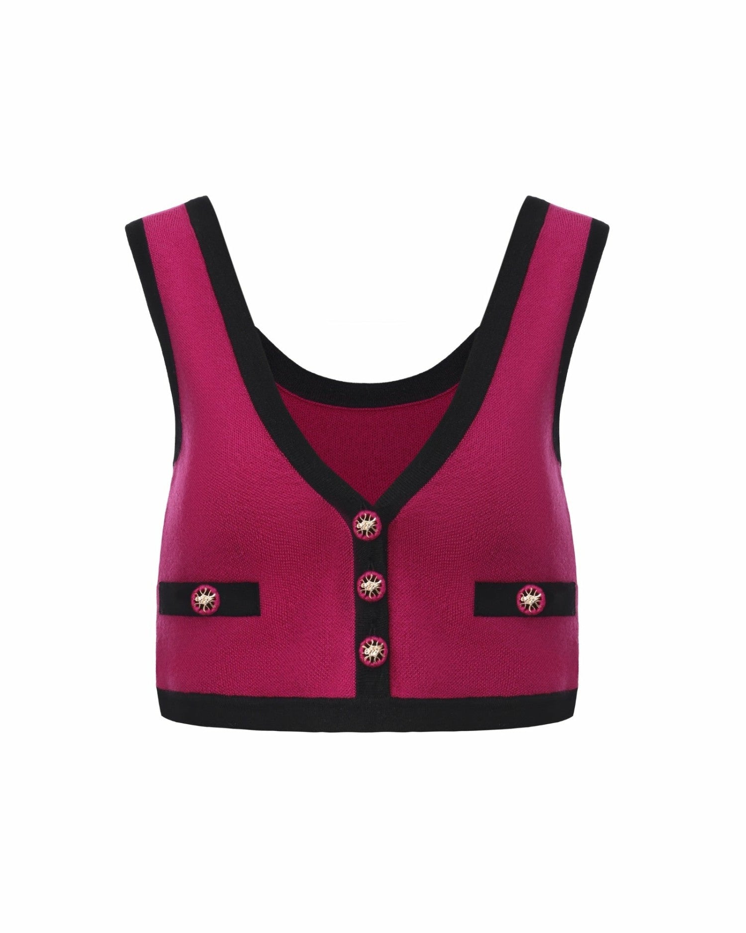 Nana Jacqueline Lisette Knit Set: Magenta Knit Set for Country Club Brunch Magenta
