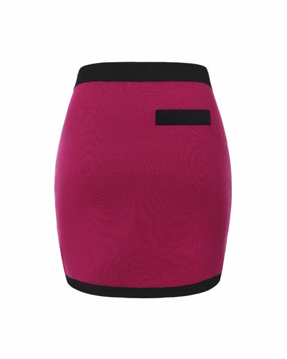 Nana Jacqueline Lisette Knit Set: Magenta Knit Set for Country Club Brunch Magenta
