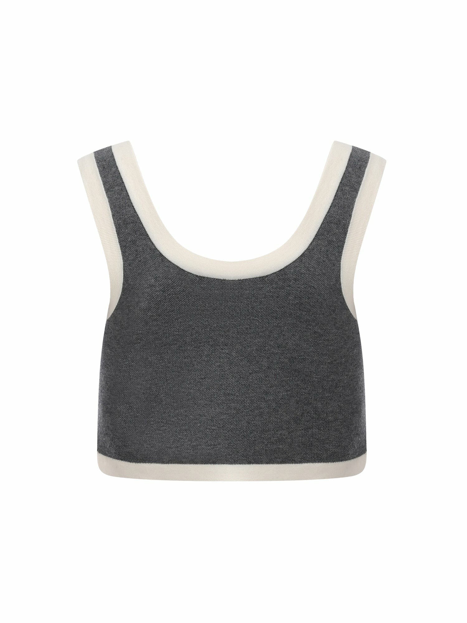 Nana Jacqueline Grey Contrast-Trim Knit Three-Piece Set – Grey Grey