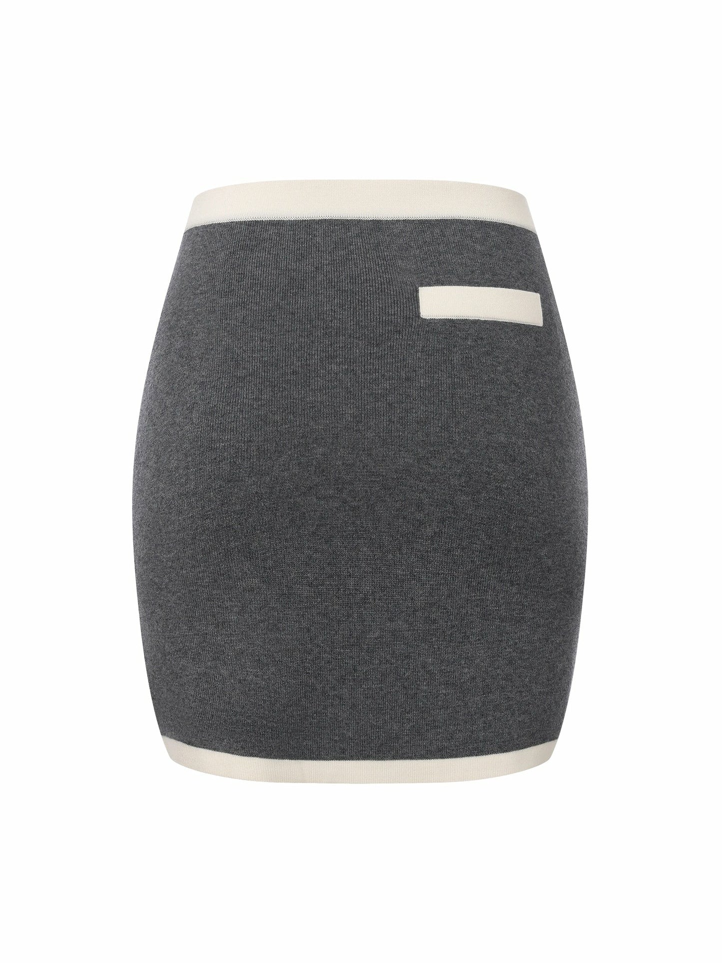 Nana Jacqueline Grey Contrast-Trim Knit Three-Piece Set – Grey Grey