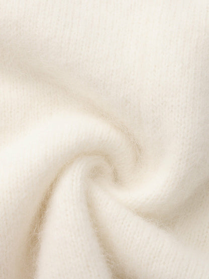 Nana Jacqueline Brigitte Brushed Knit White Lounge Shorts White