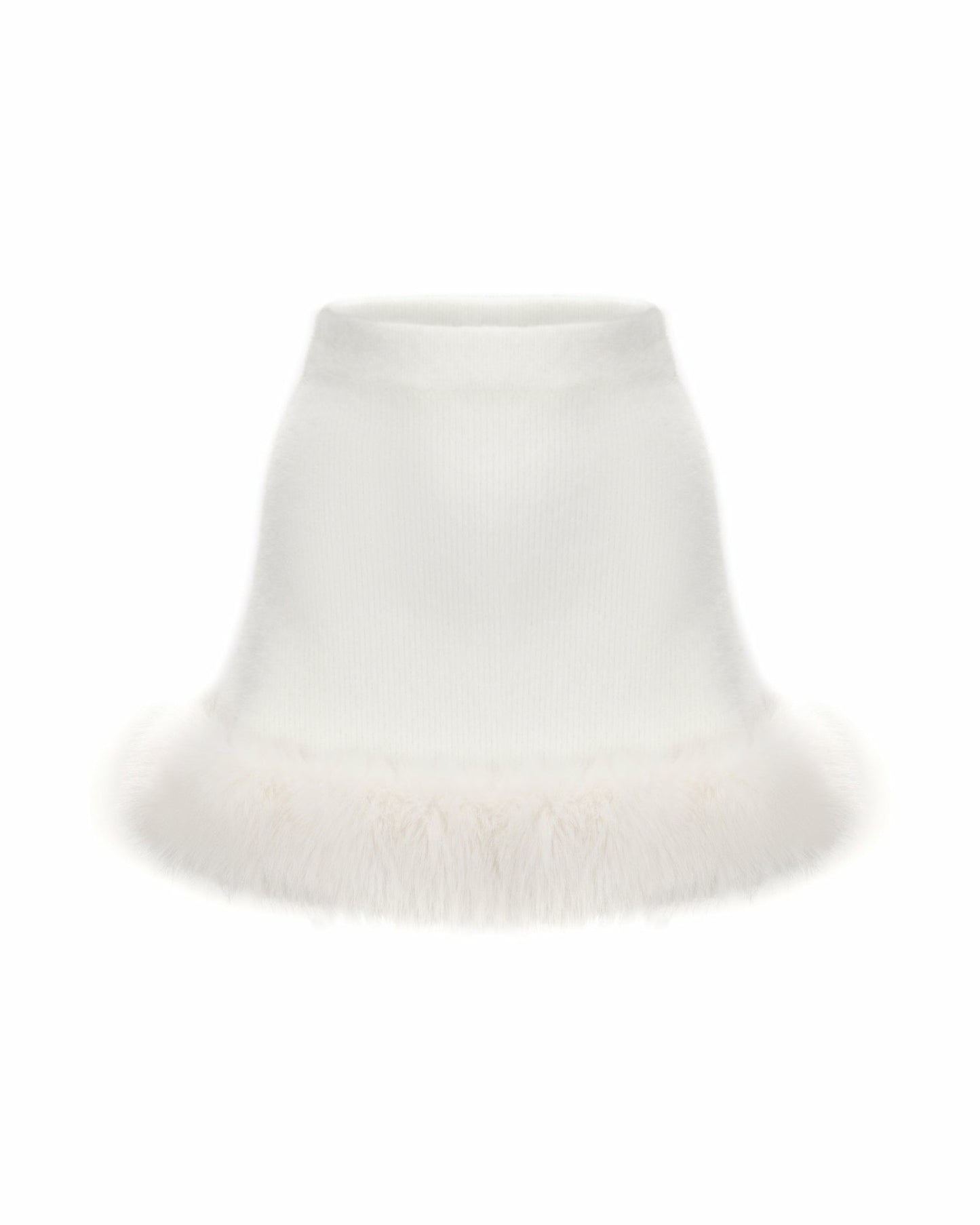 Nana Jacqueline Anika Mini Skirt: White Mini Skirt for Holiday Party White