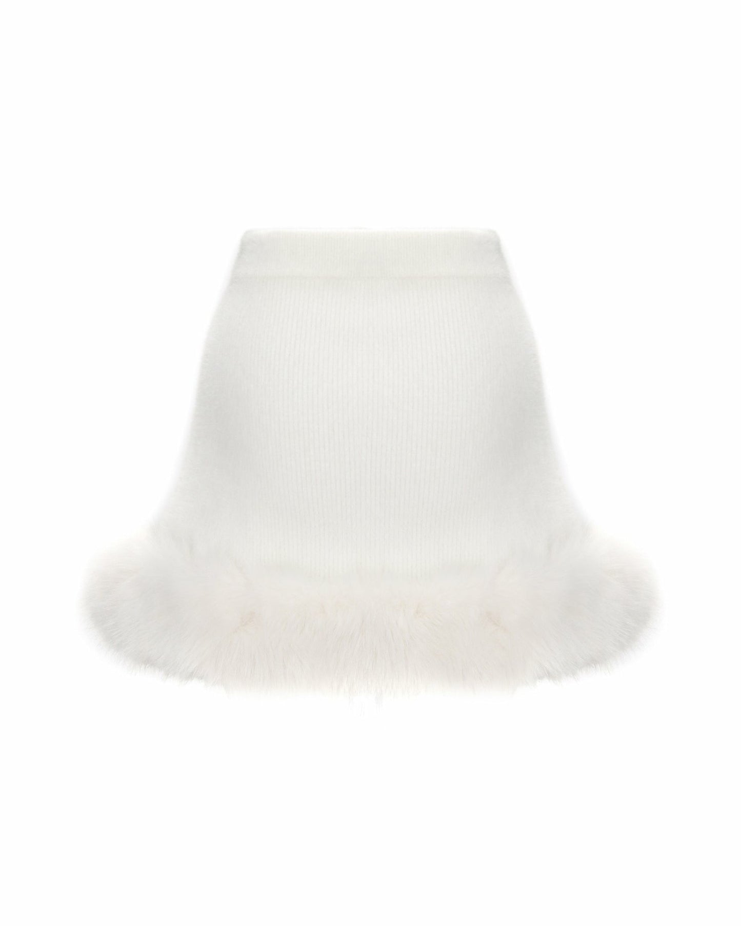 Nana Jacqueline Anika Mini Skirt: White Mini Skirt for Holiday Party White