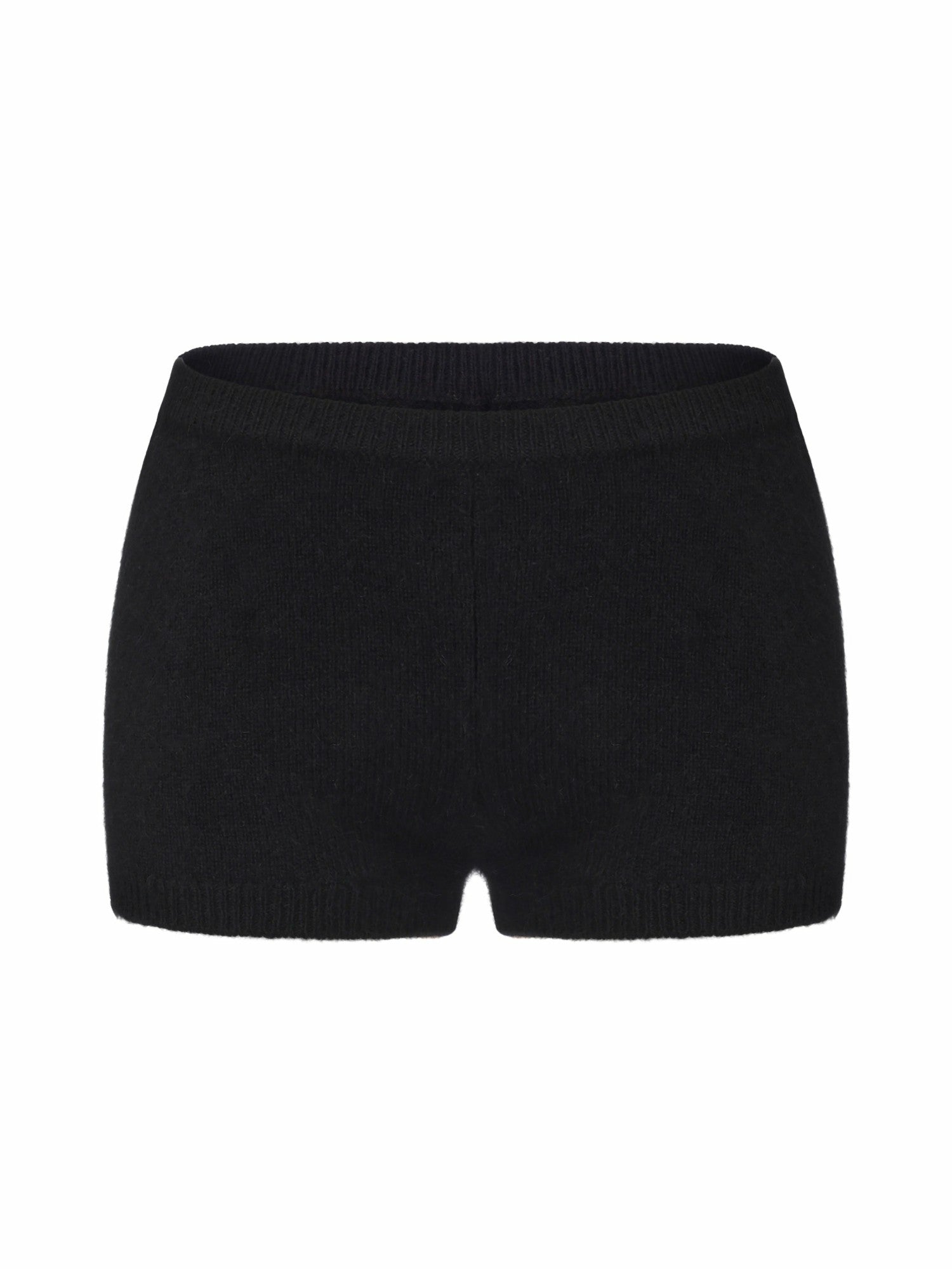 Nana Jacqueline Brigitte Brushed Knit Black Lounge Shorts Black