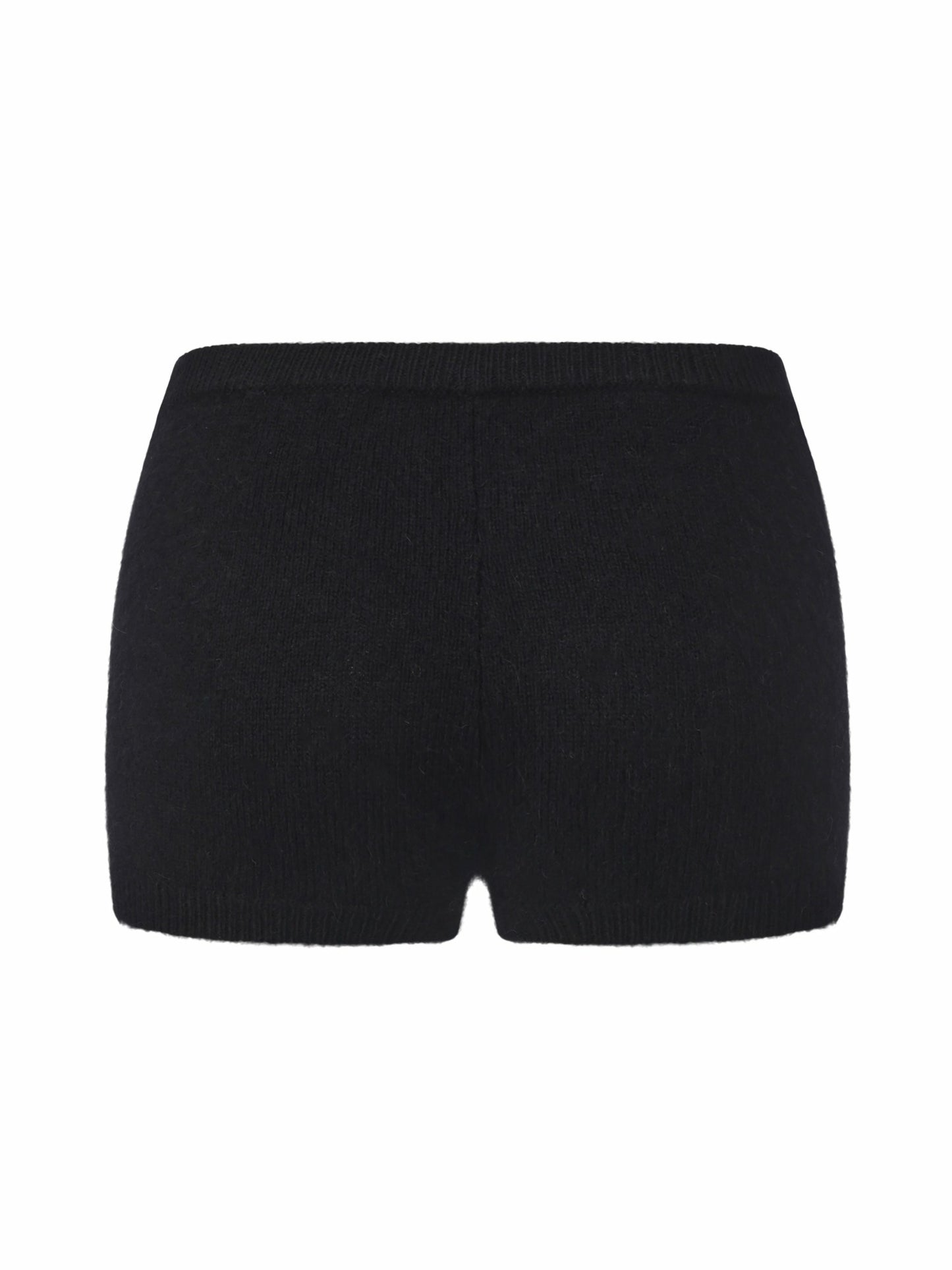 Nana Jacqueline Brigitte Brushed Knit Black Lounge Shorts Black