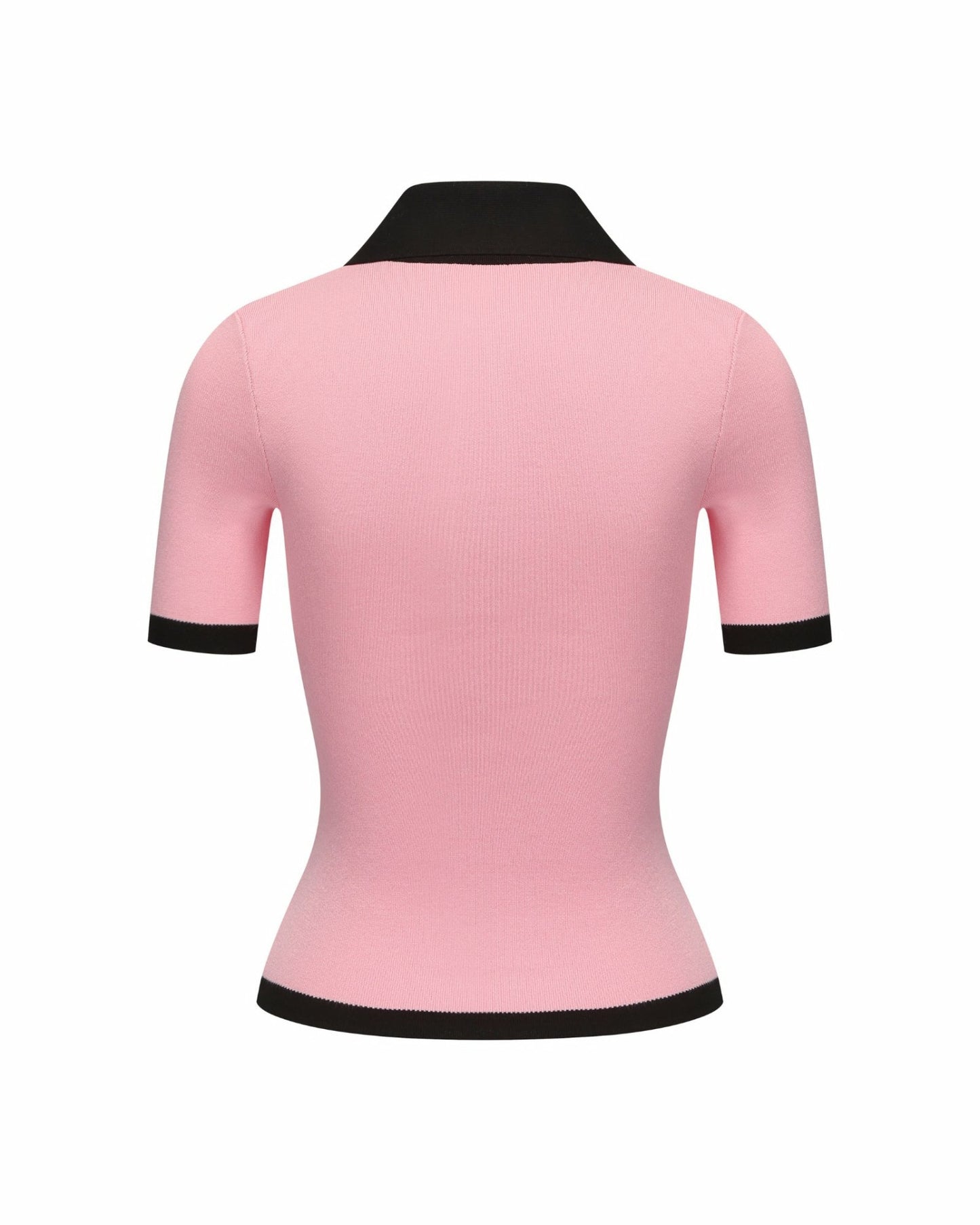 Nana Jacqueline Hazel Polo Top: Pink Polo Top for Country Club Brunch Pink