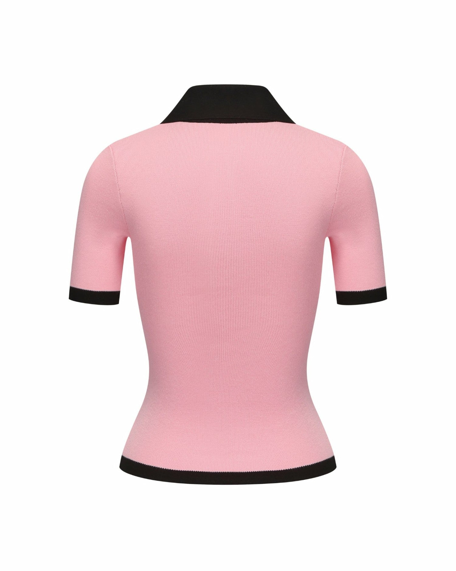 Nana Jacqueline Hazel Polo Top: Pink Polo Top for Country Club Brunch Pink