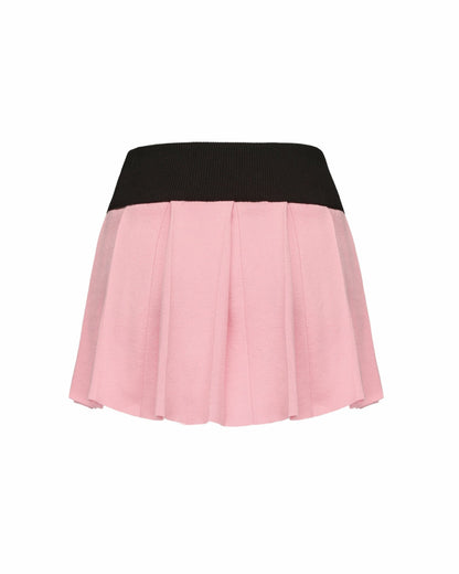 Nana Jacqueline Hazel Skirt: Pink Mini Skirt for Tennis Club Outfit Pink