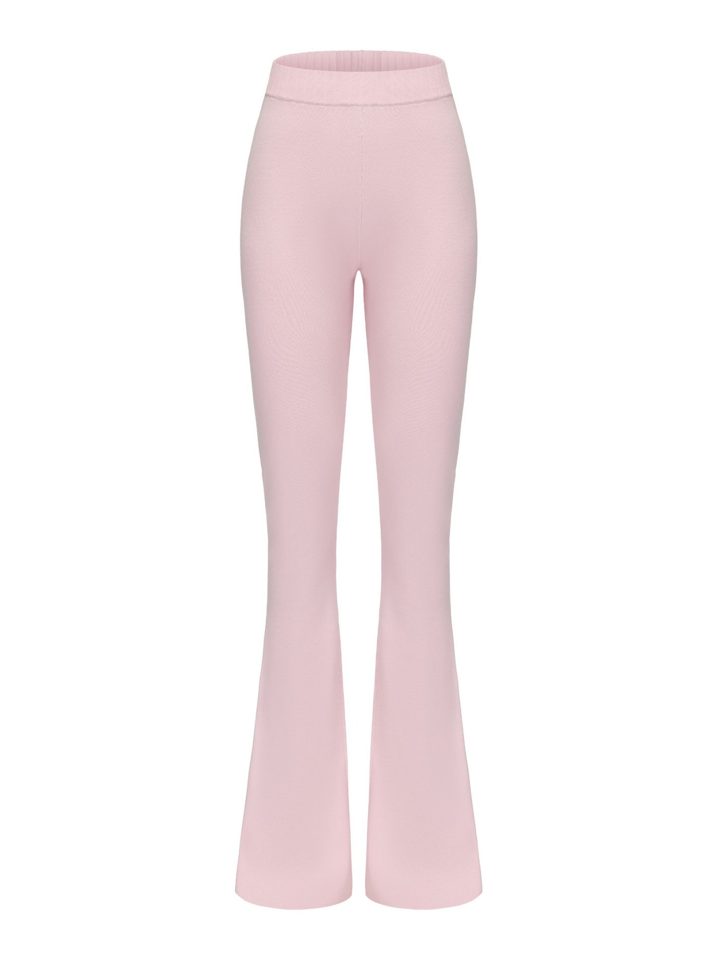 Nana Jacqueline Holly Pants: Pink Knit Pants for Resort Brunch Pink