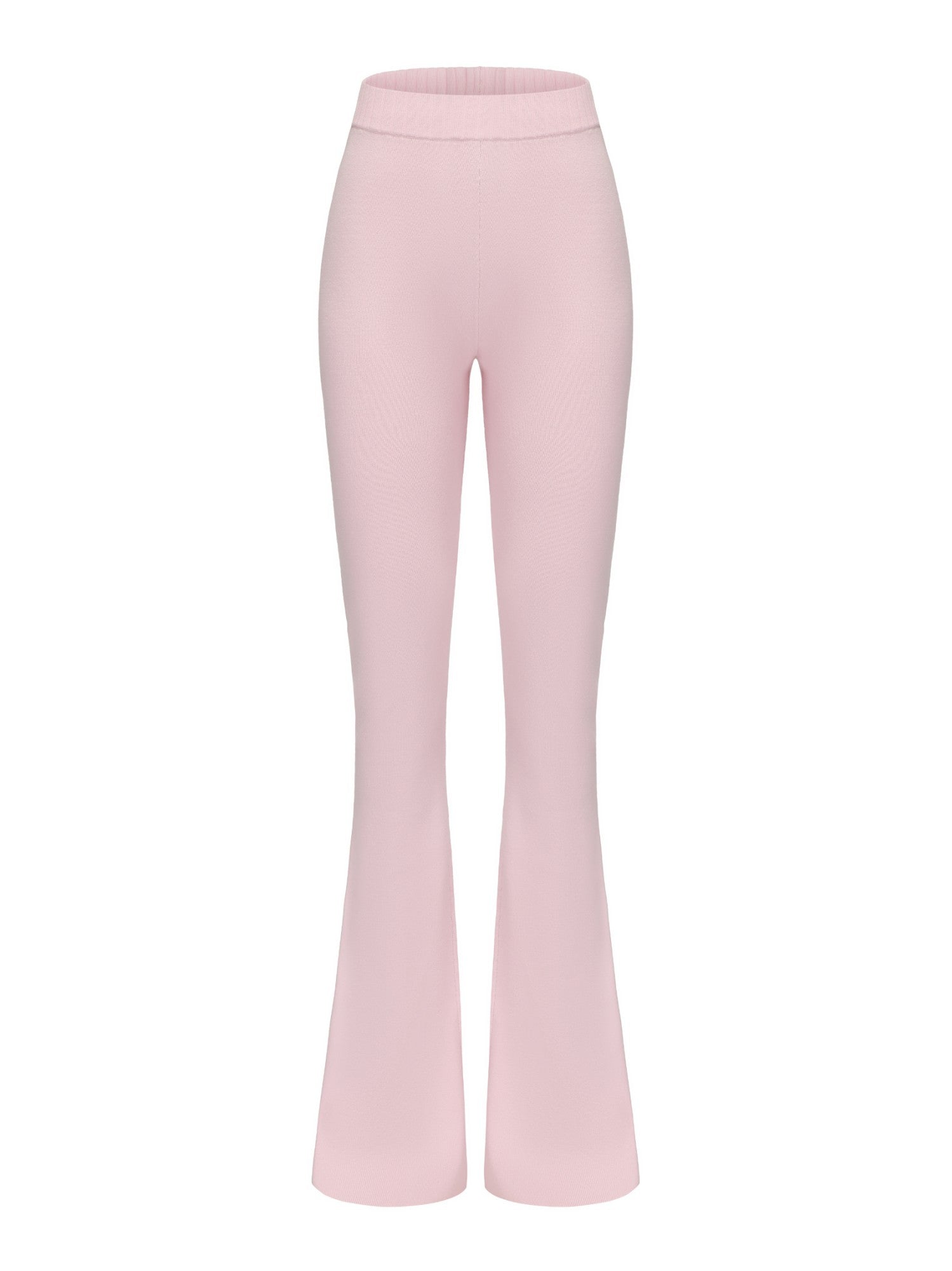 Nana Jacqueline Holly Pants: Pink Knit Pants for Resort Brunch Pink