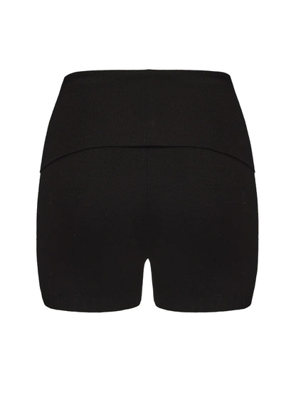 Nana Jacqueline Holly Shorts: Black Shorts for Resort Brunch Black
