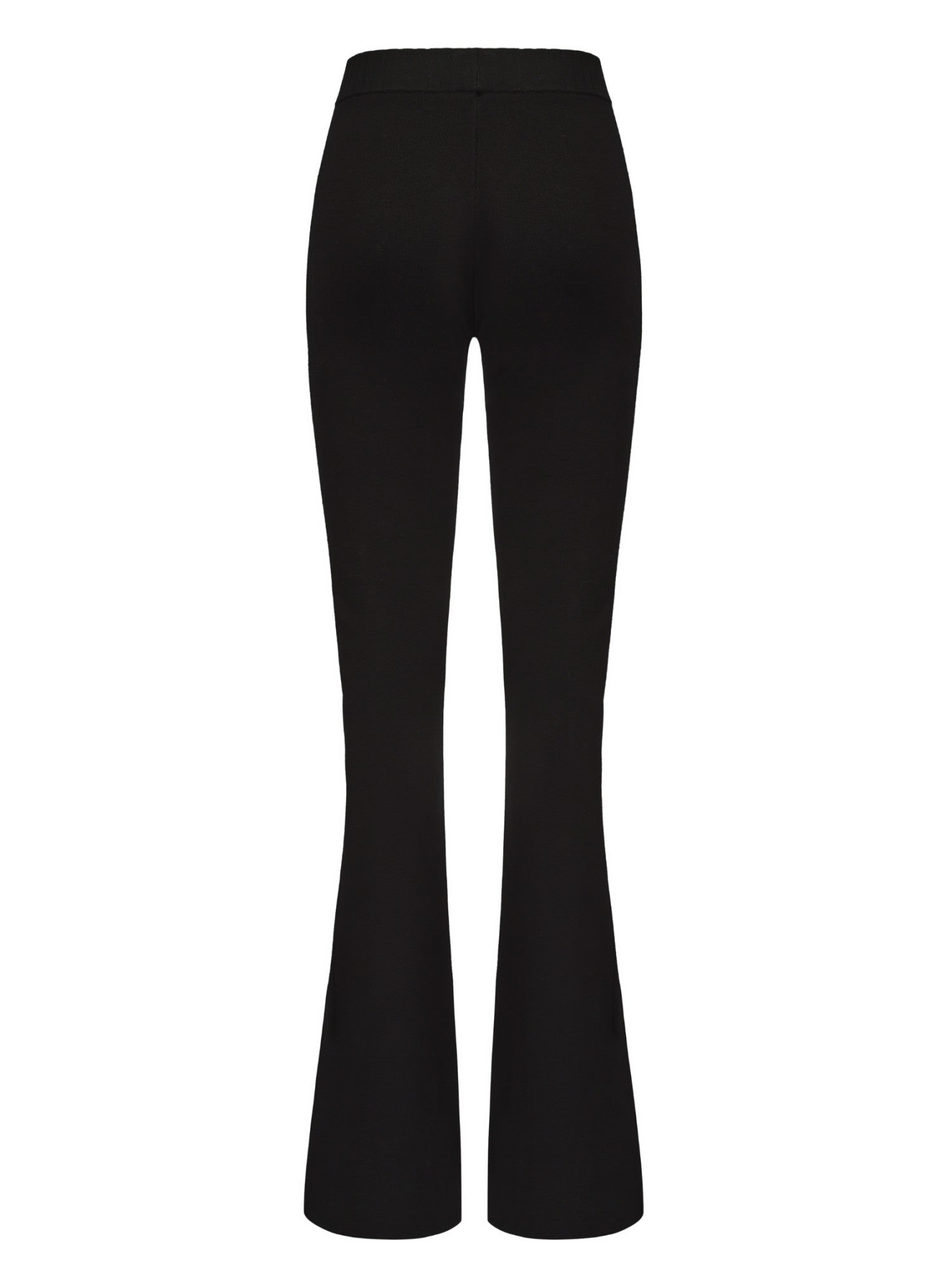 Nana Jacqueline Holly Pants: Black Knit Pants for Resort Brunch Black