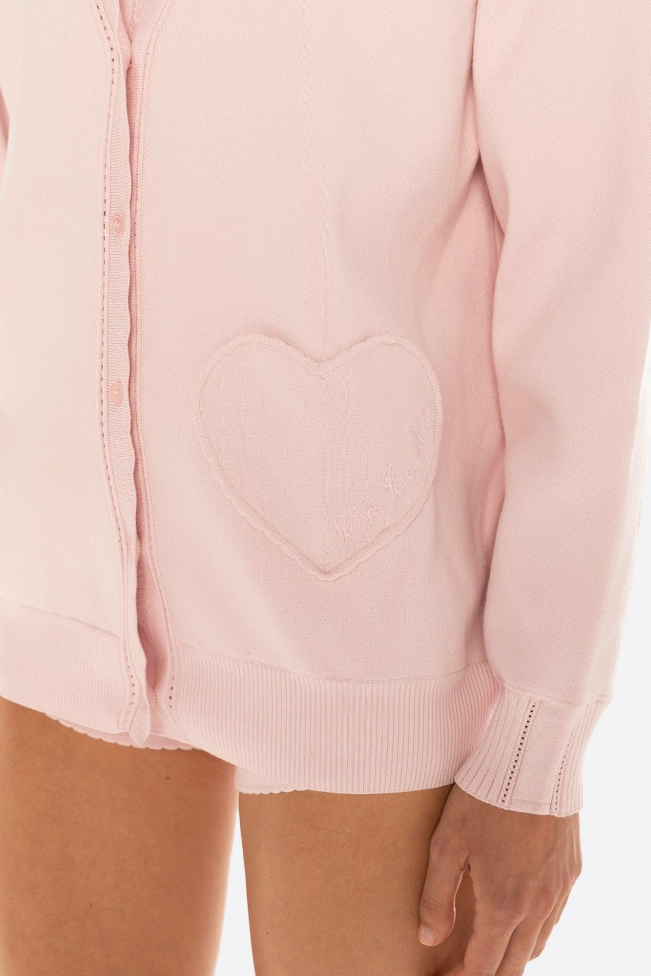 Nana Jacqueline Carrie Cardigan: Pink Cardigan for Brunch Pink