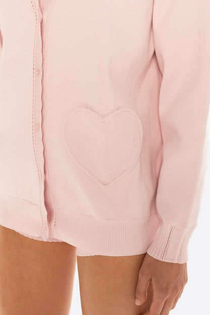 Nana Jacqueline Carrie Cardigan: Pink Cardigan for Brunch Pink