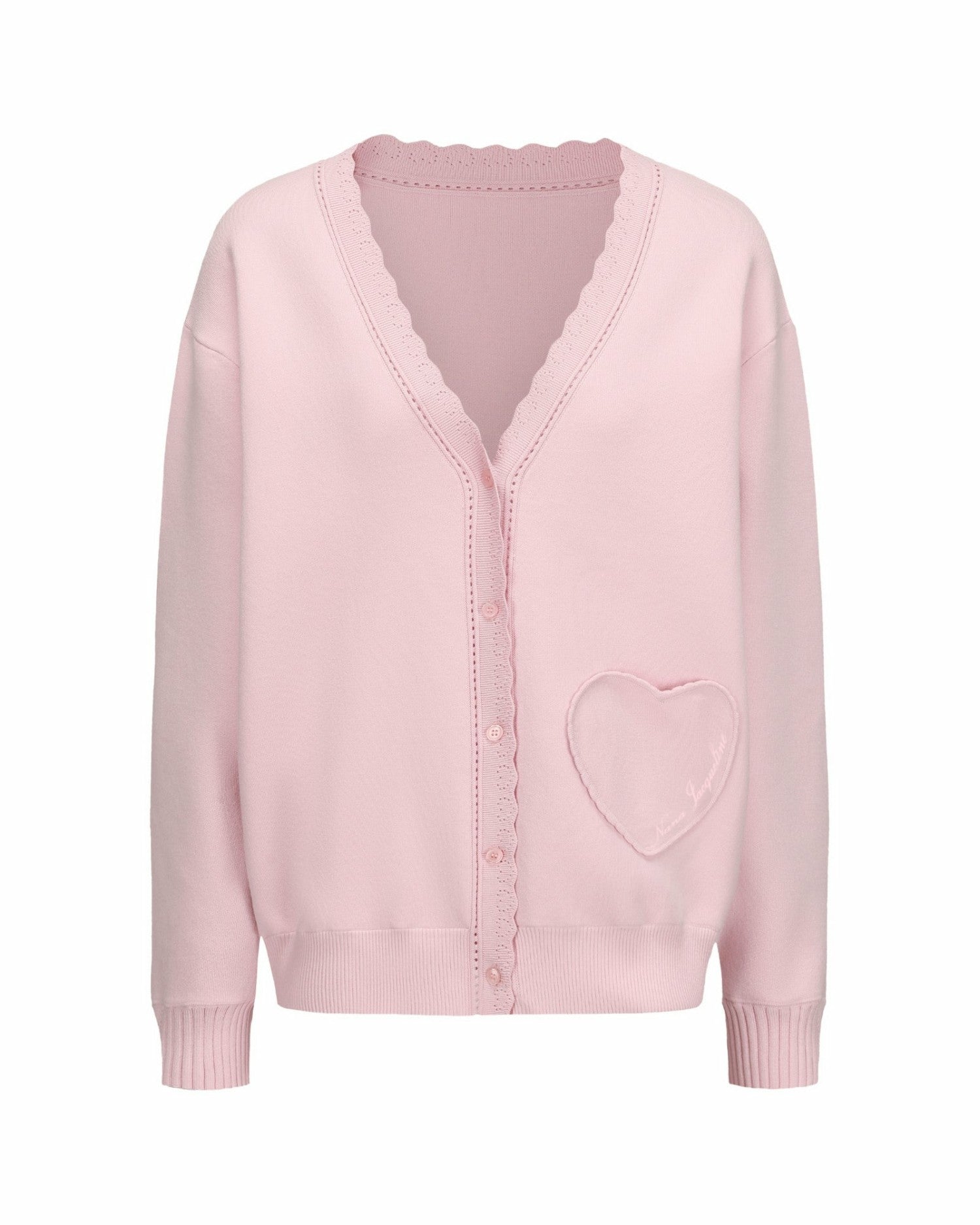 Nana Jacqueline Carrie Cardigan: Pink Cardigan for Brunch Pink