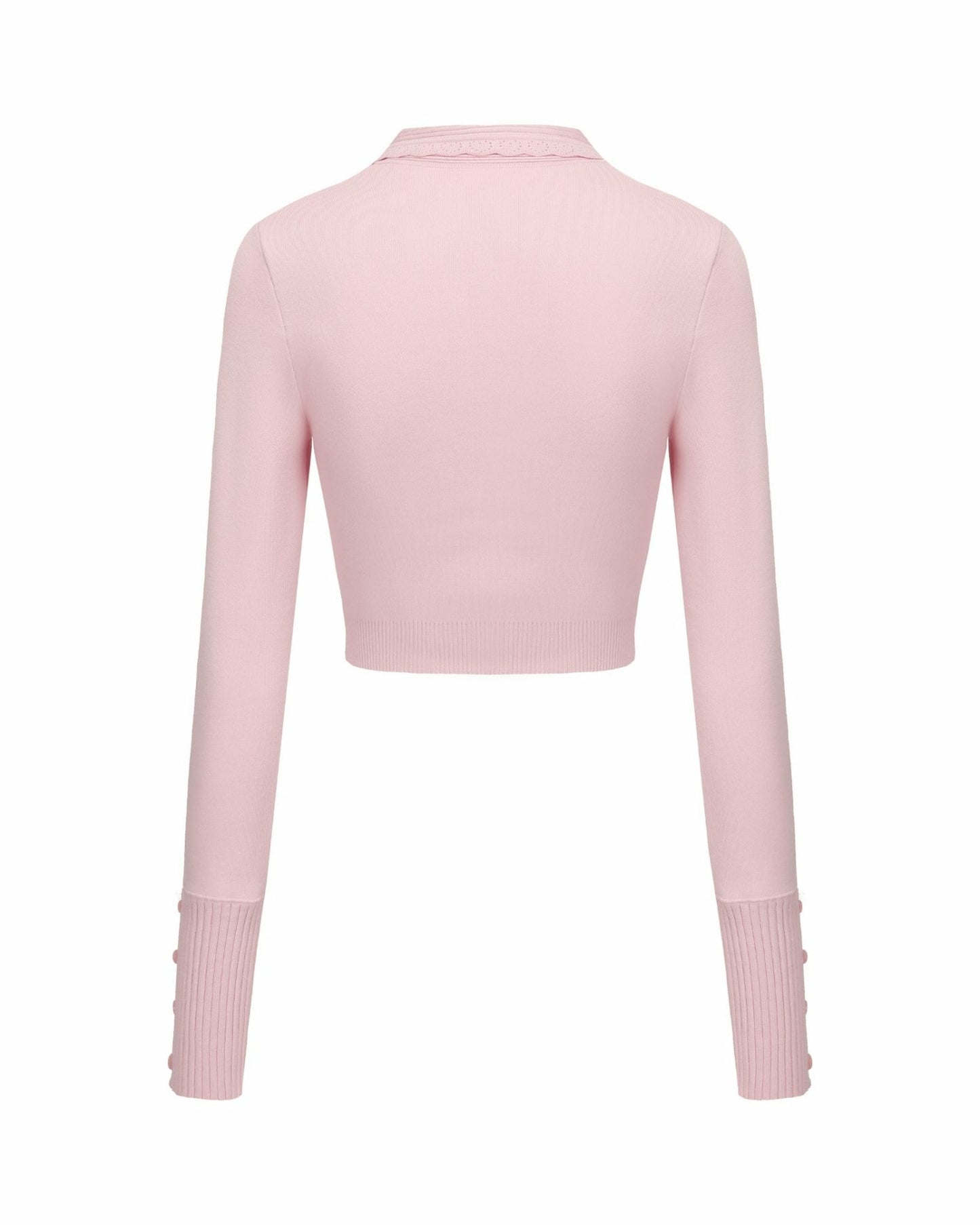 Nana Jacqueline Jenna Cardigan: Pink Knit Cardigan for Brunch Pink