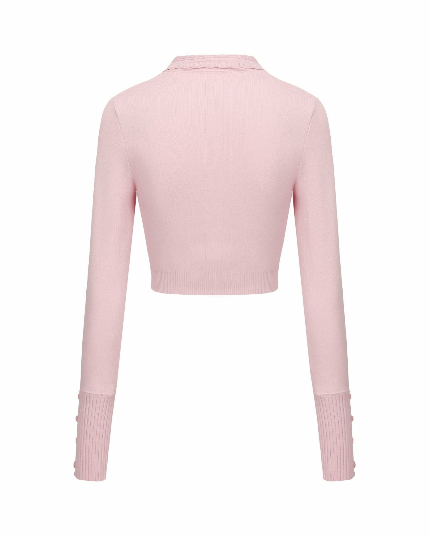 Nana Jacqueline Jenna Cardigan: Pink Knit Cardigan for Brunch Pink