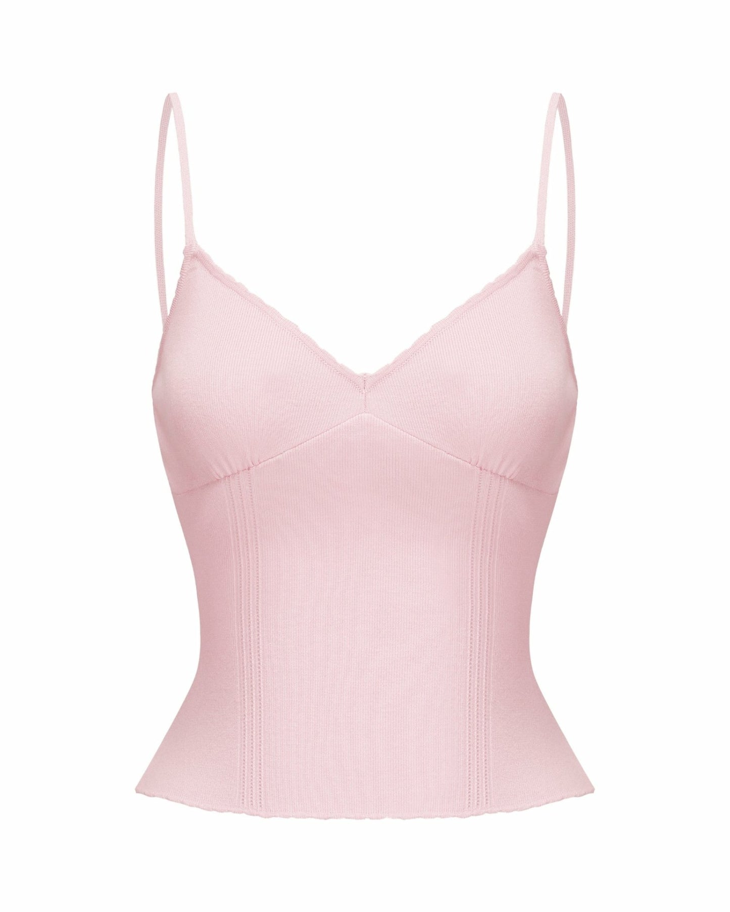 Nana Jacqueline Carrie Top: Pink Knit Top for Brunch Pink