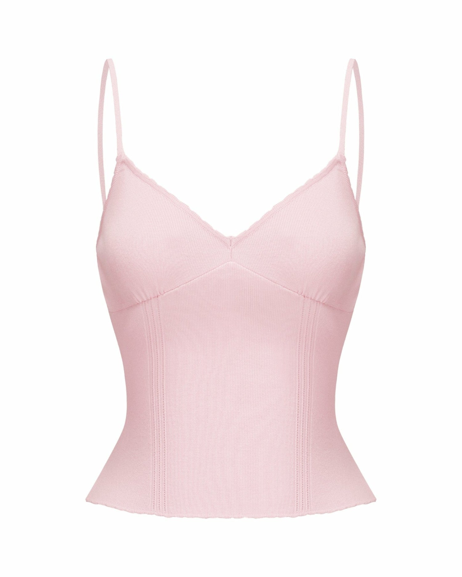 Nana Jacqueline Carrie Top: Pink Knit Top for Brunch Pink
