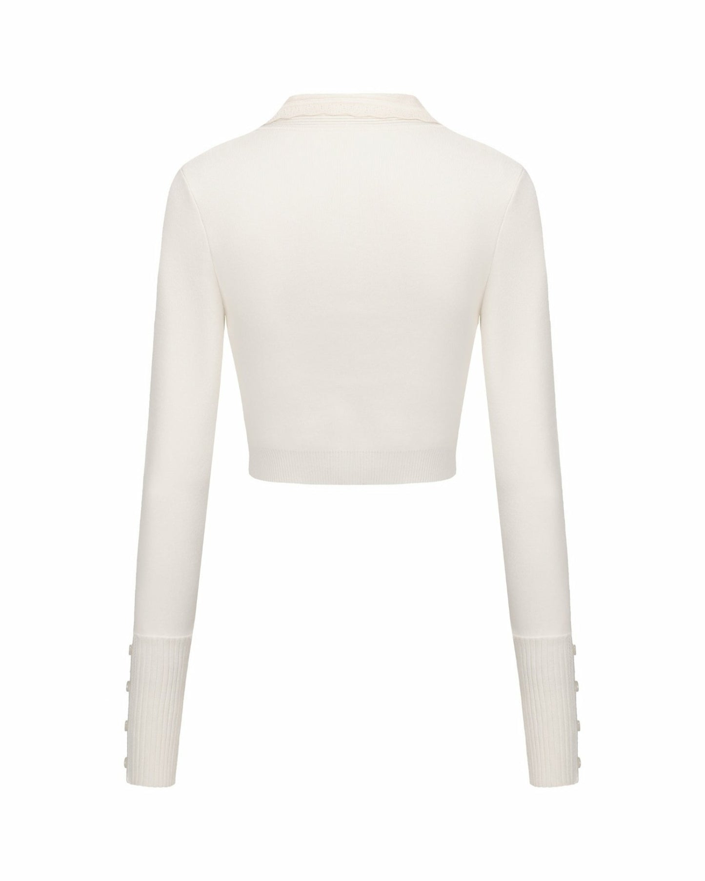 Nana Jacqueline Jenna Cardigan: White Cardigan for Brunch White