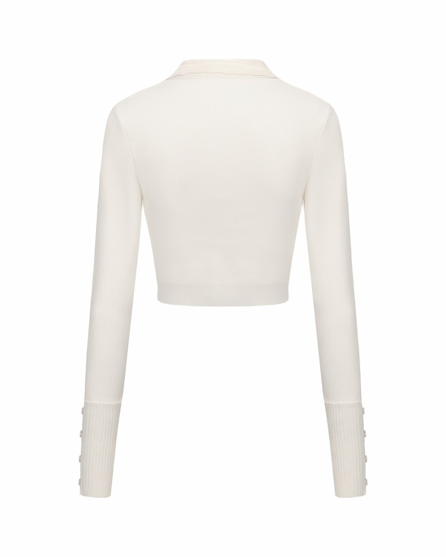Nana Jacqueline Jenna Cardigan: White Cardigan for Brunch White