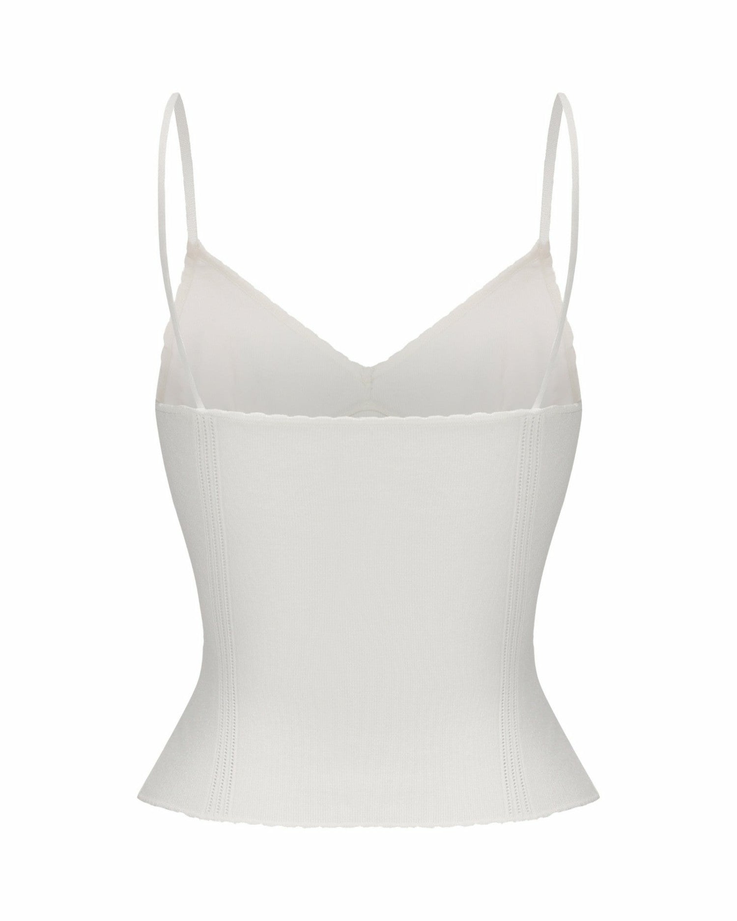 Nana Jacqueline Carrie Top: White Knit Top for Brunch White