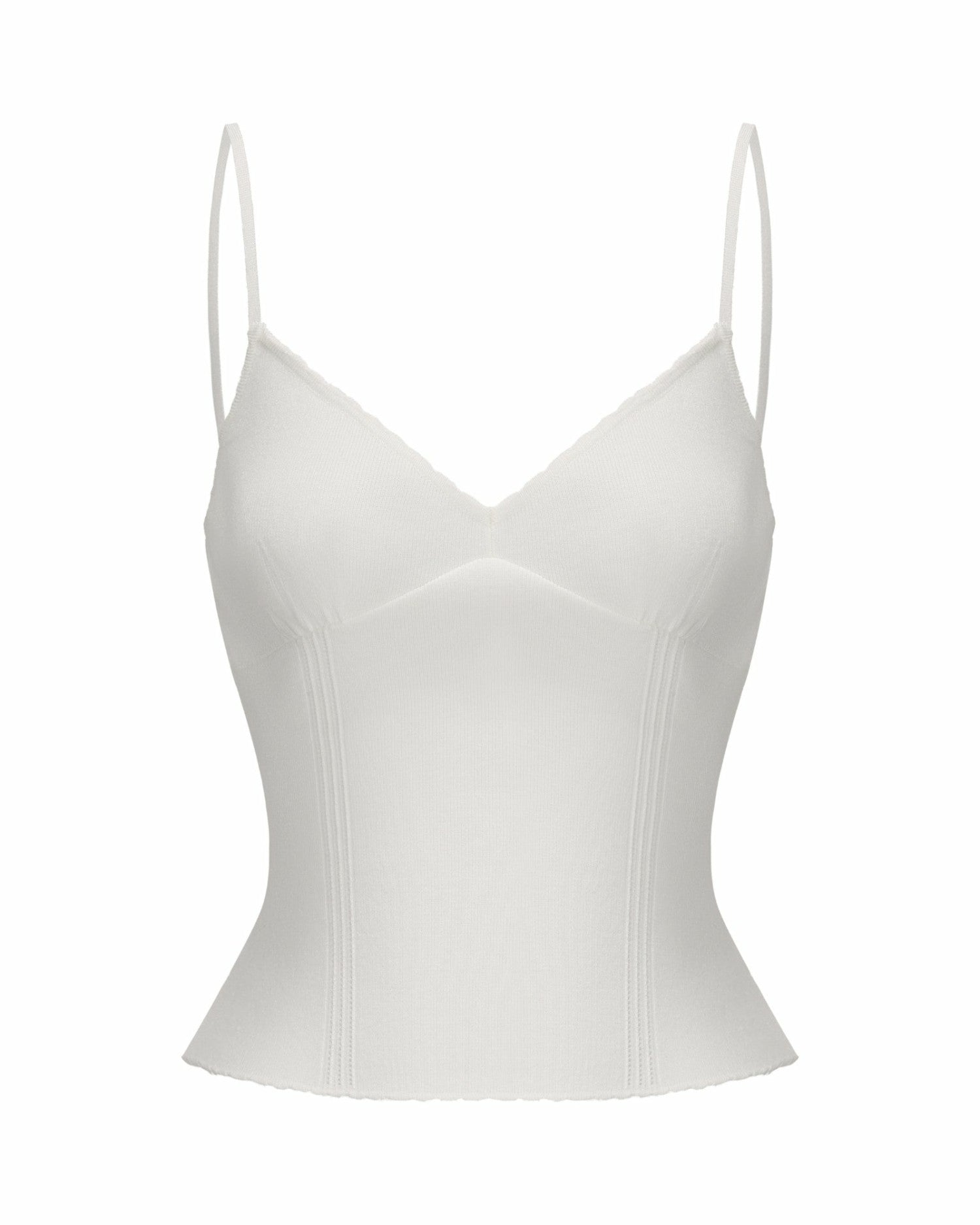 Nana Jacqueline Carrie Top: White Knit Top for Brunch White