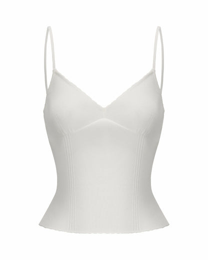 Nana Jacqueline Carrie Top: White Knit Top for Brunch White