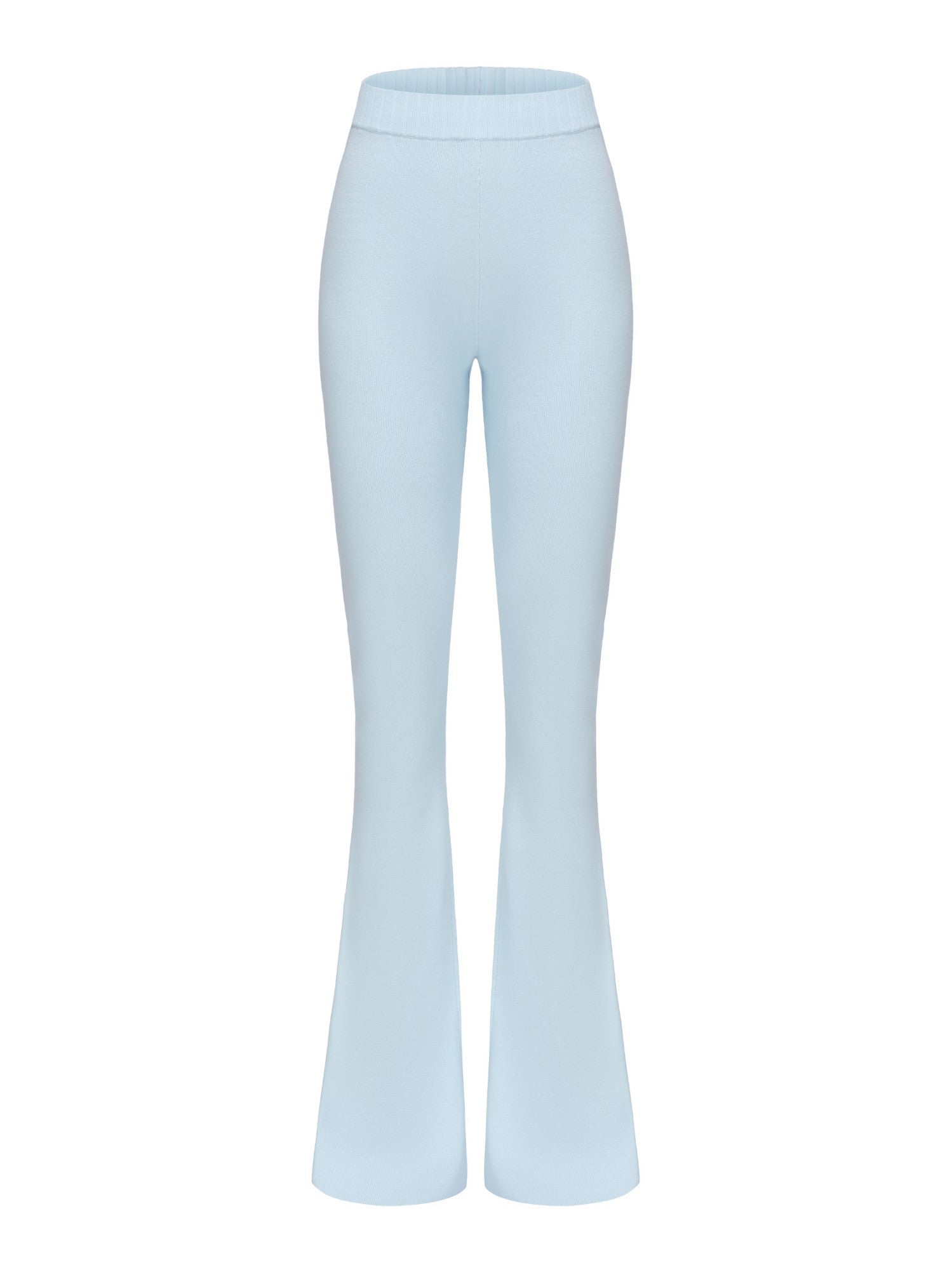 Nana Jacqueline Holly Pants: Blue Knit Pants for Resort Outfit Blue