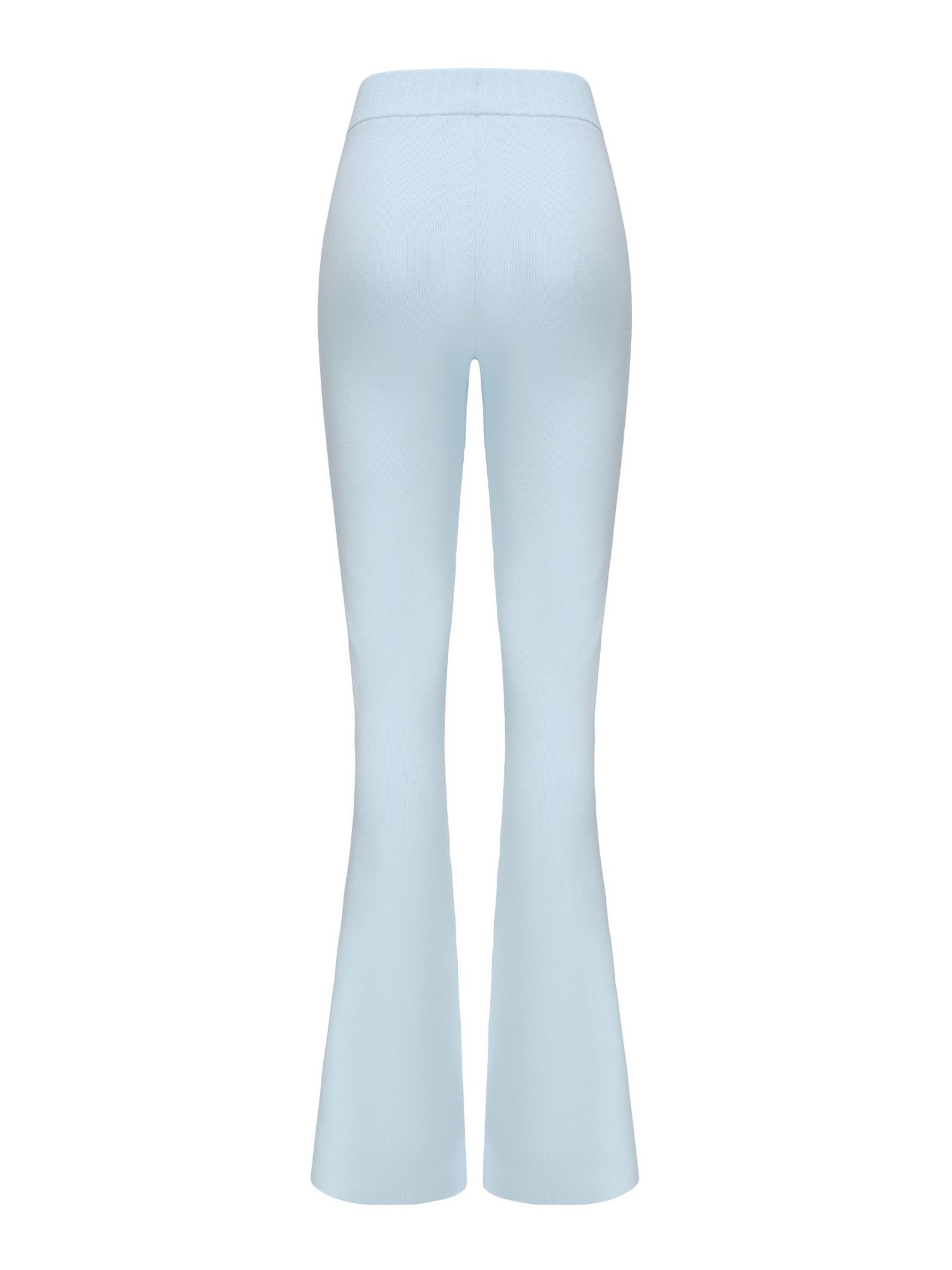 Nana Jacqueline Holly Pants: Blue Knit Pants for Resort Outfit Blue