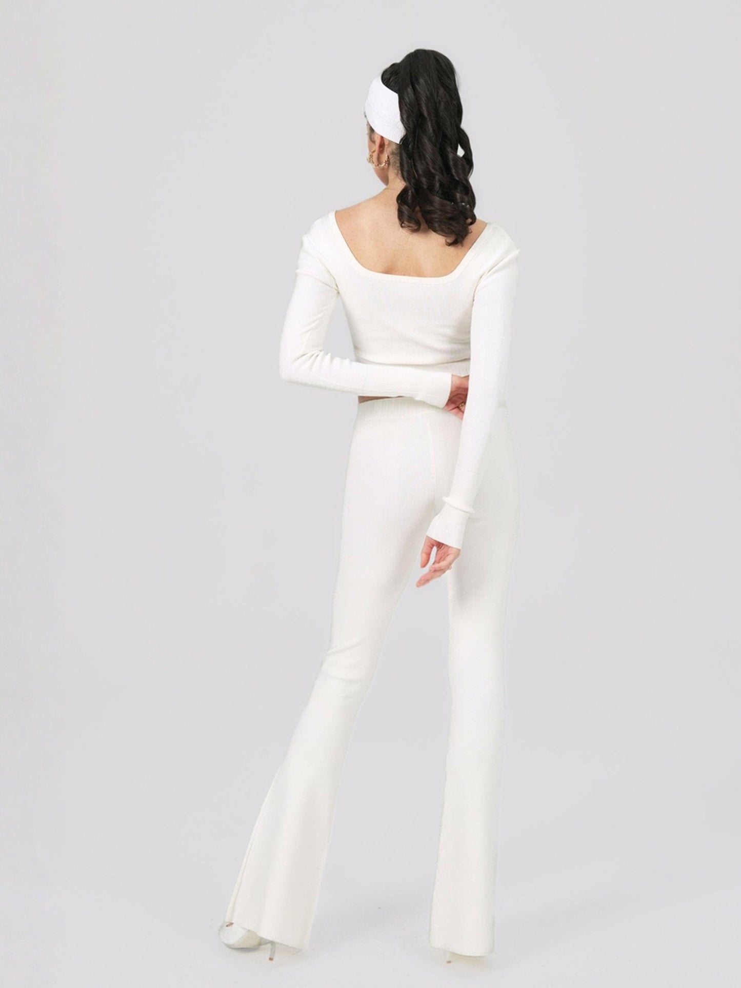 Nana Jacqueline Holly Pants: White Pants for Resort Brunch White