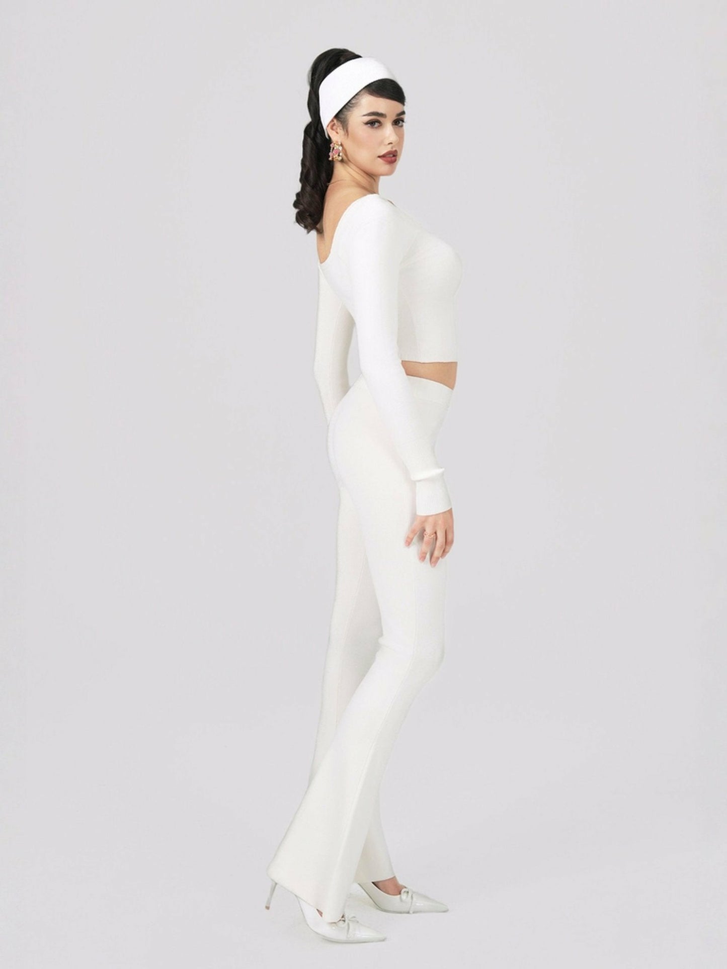 Nana Jacqueline Holly Pants: White Pants for Resort Brunch White