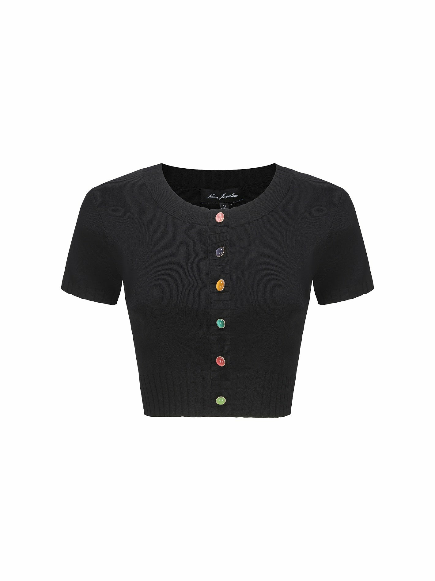 Nana Jacqueline Kennedy Knit Top Set: Black Knit Set for Girls' Night Out Black