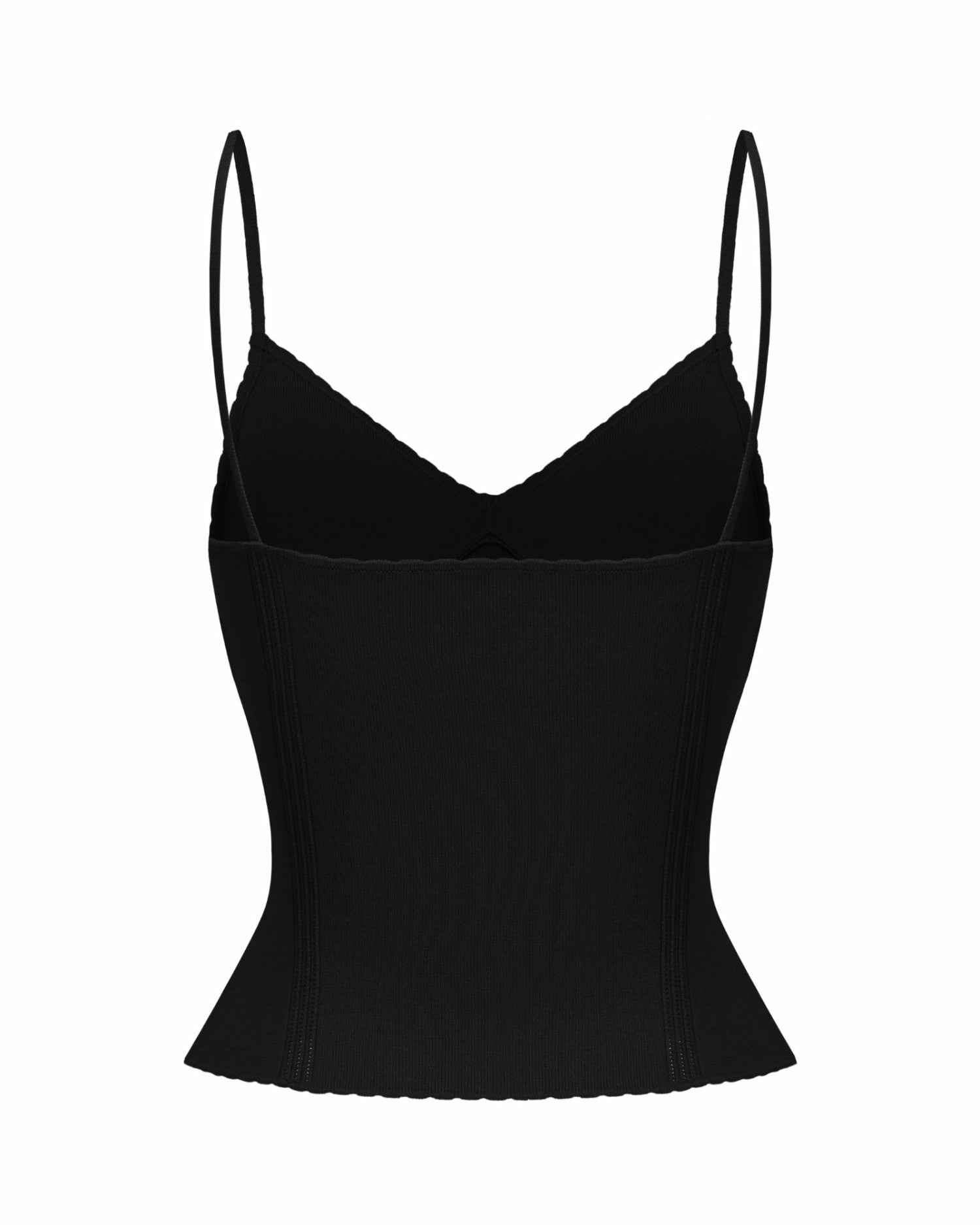 Nana Jacqueline Carrie Top: Black Knit Top for Date Night Black